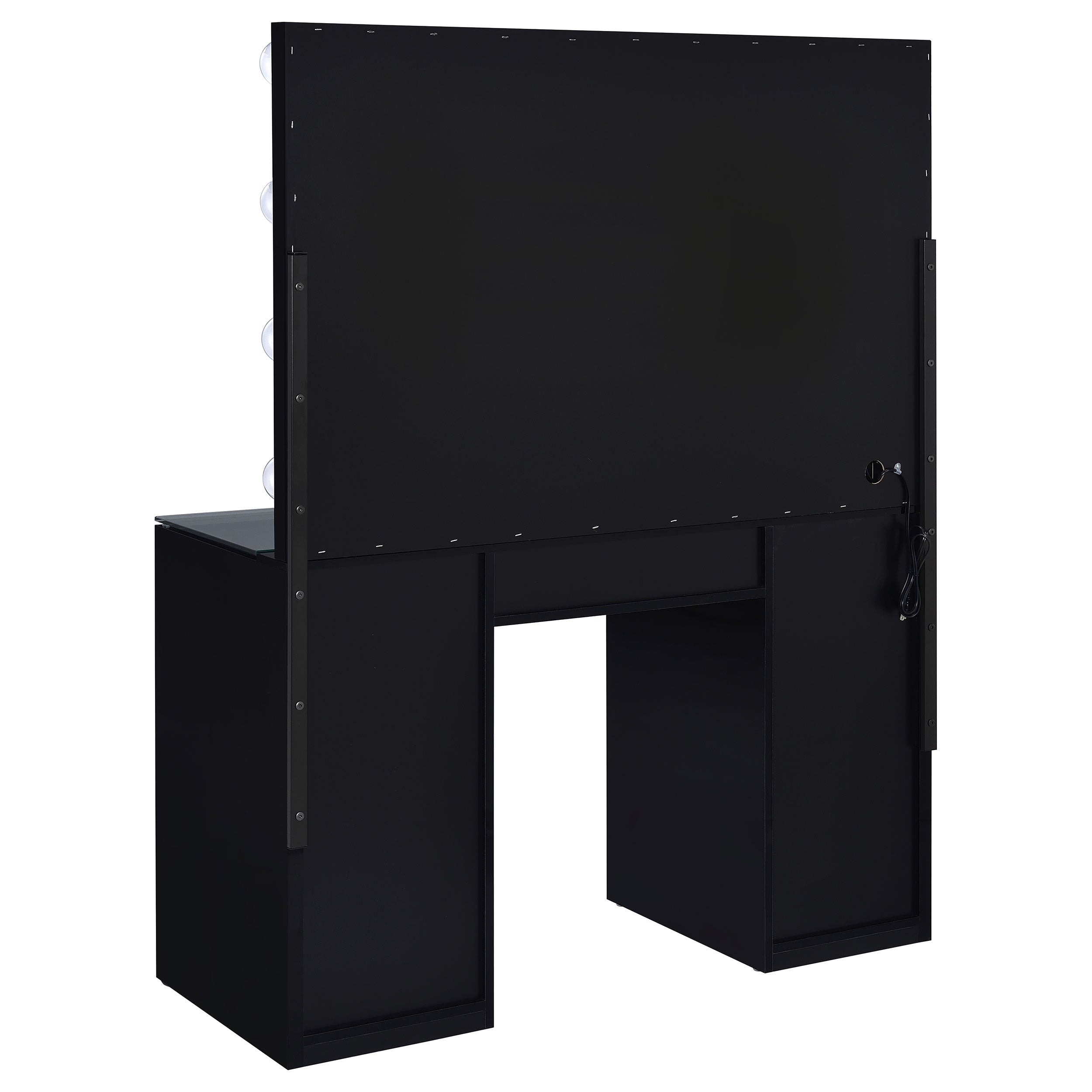 Acena Makeup Vanity Table with LED Mirror - Ideal Furniture (Fresno,CA)