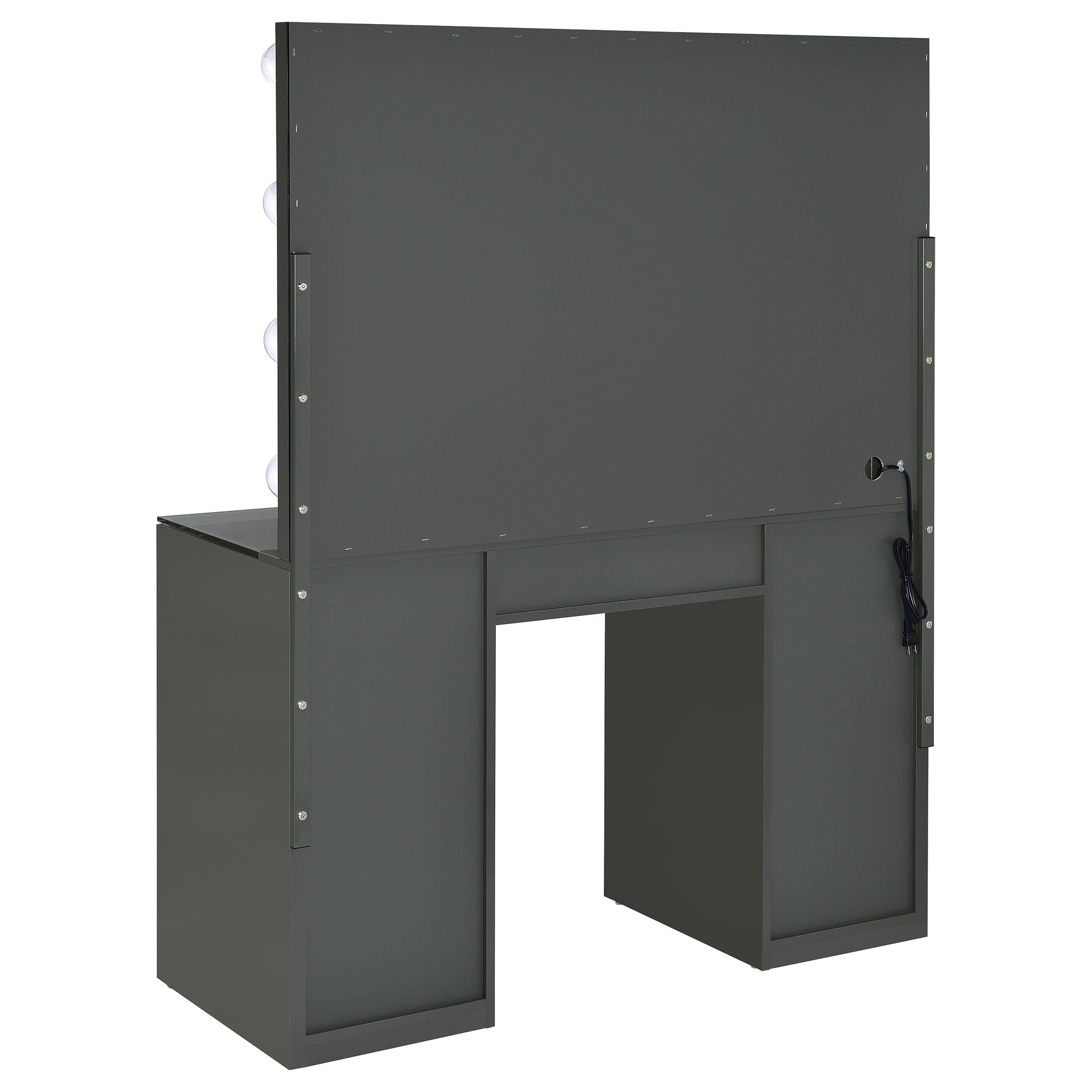 Acena Makeup Vanity Table with LED Mirror - Ideal Furniture (Fresno,CA)