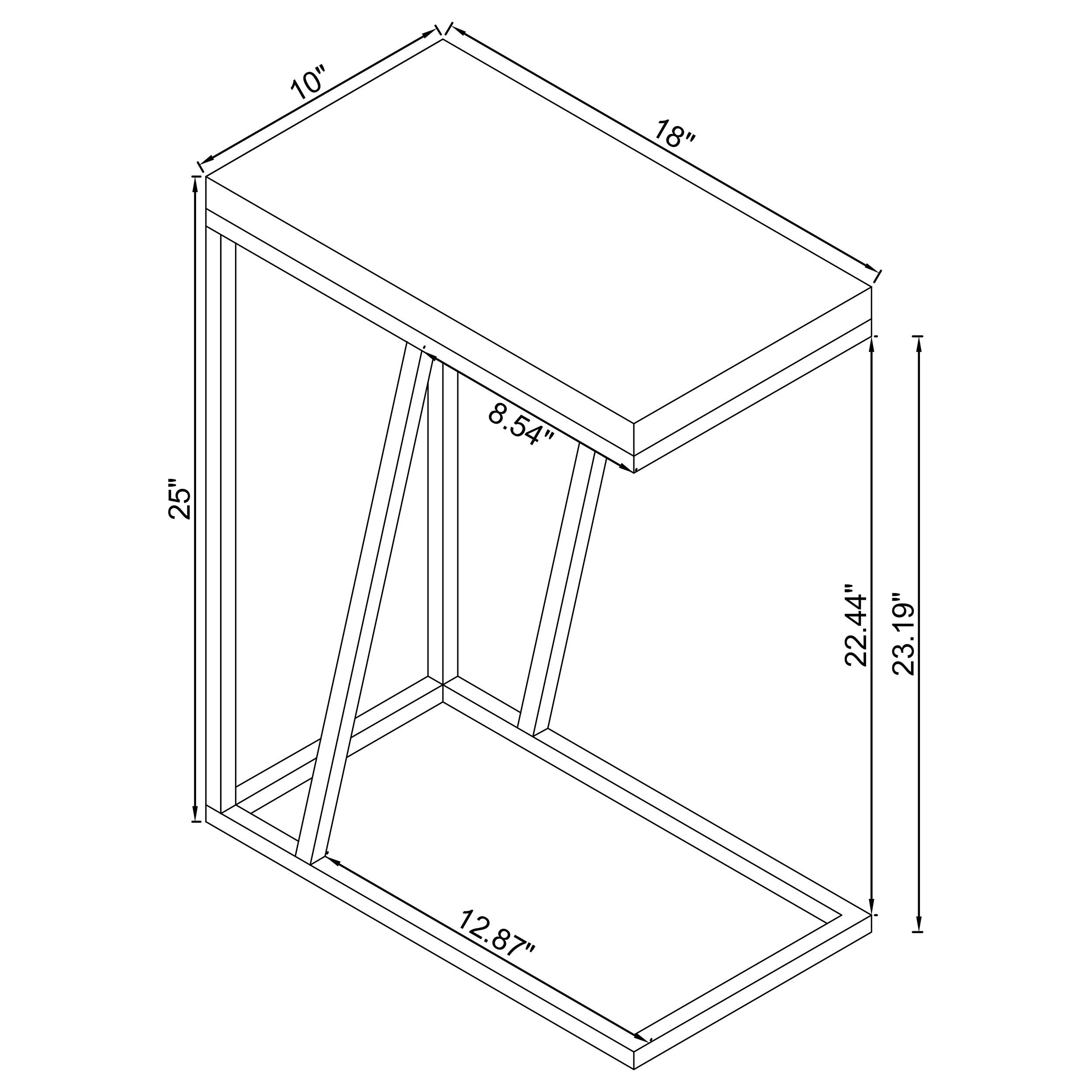 Sergio Side Table - Ideal Furniture (Fresno,CA)
