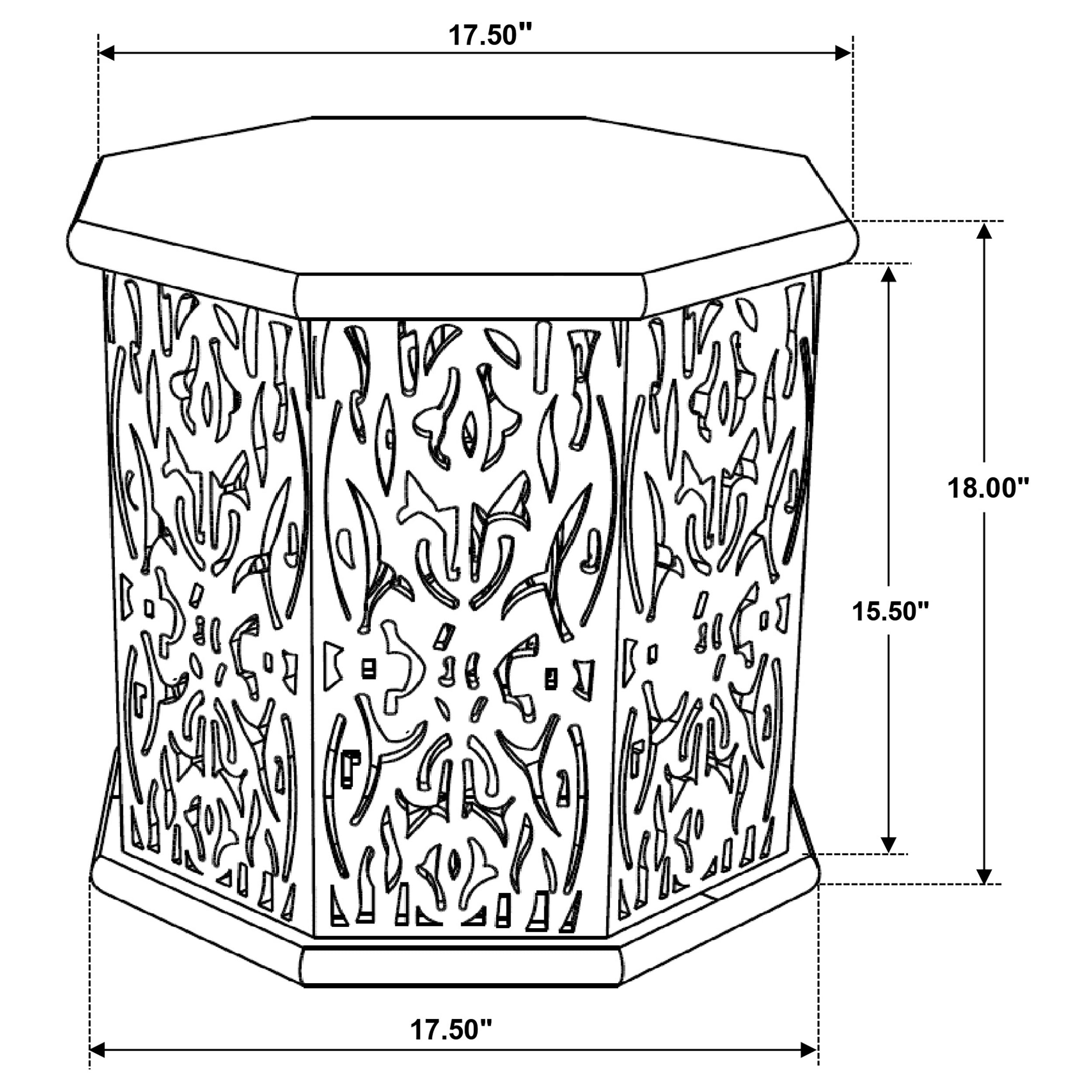 Torres Side Table - Ideal Furniture (Fresno,CA)
