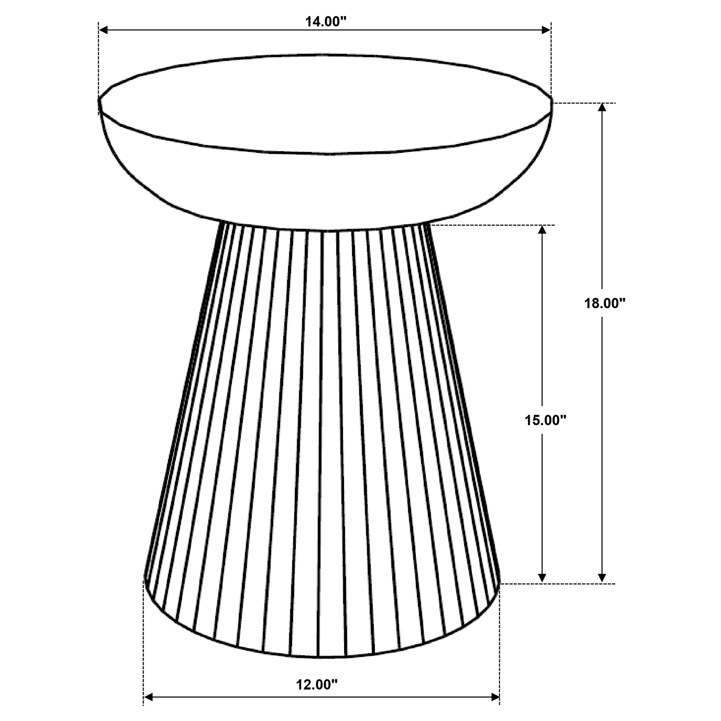 Aureo Side Table - Ideal Furniture (Fresno,CA)