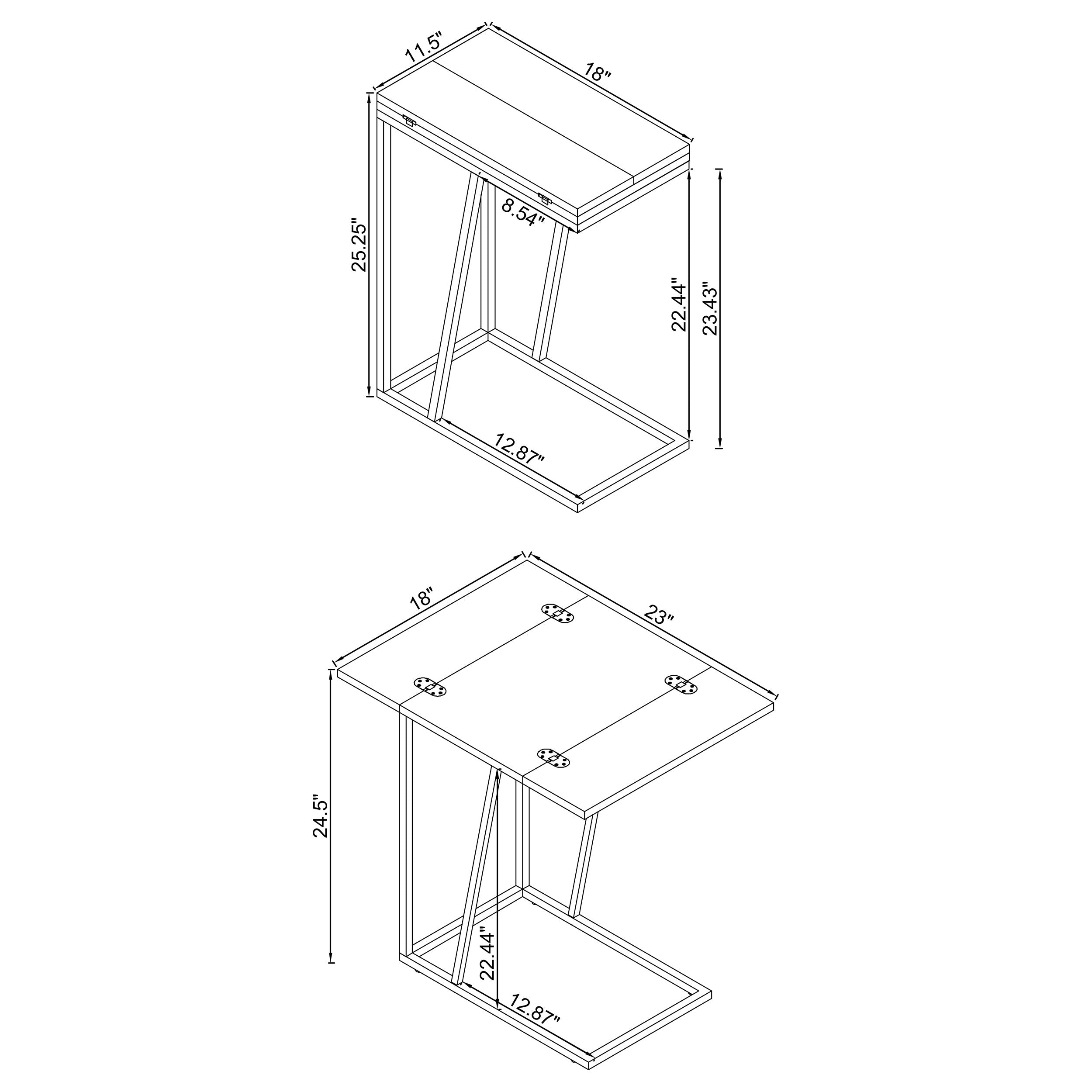 Carly Side Table - Ideal Furniture (Fresno,CA)