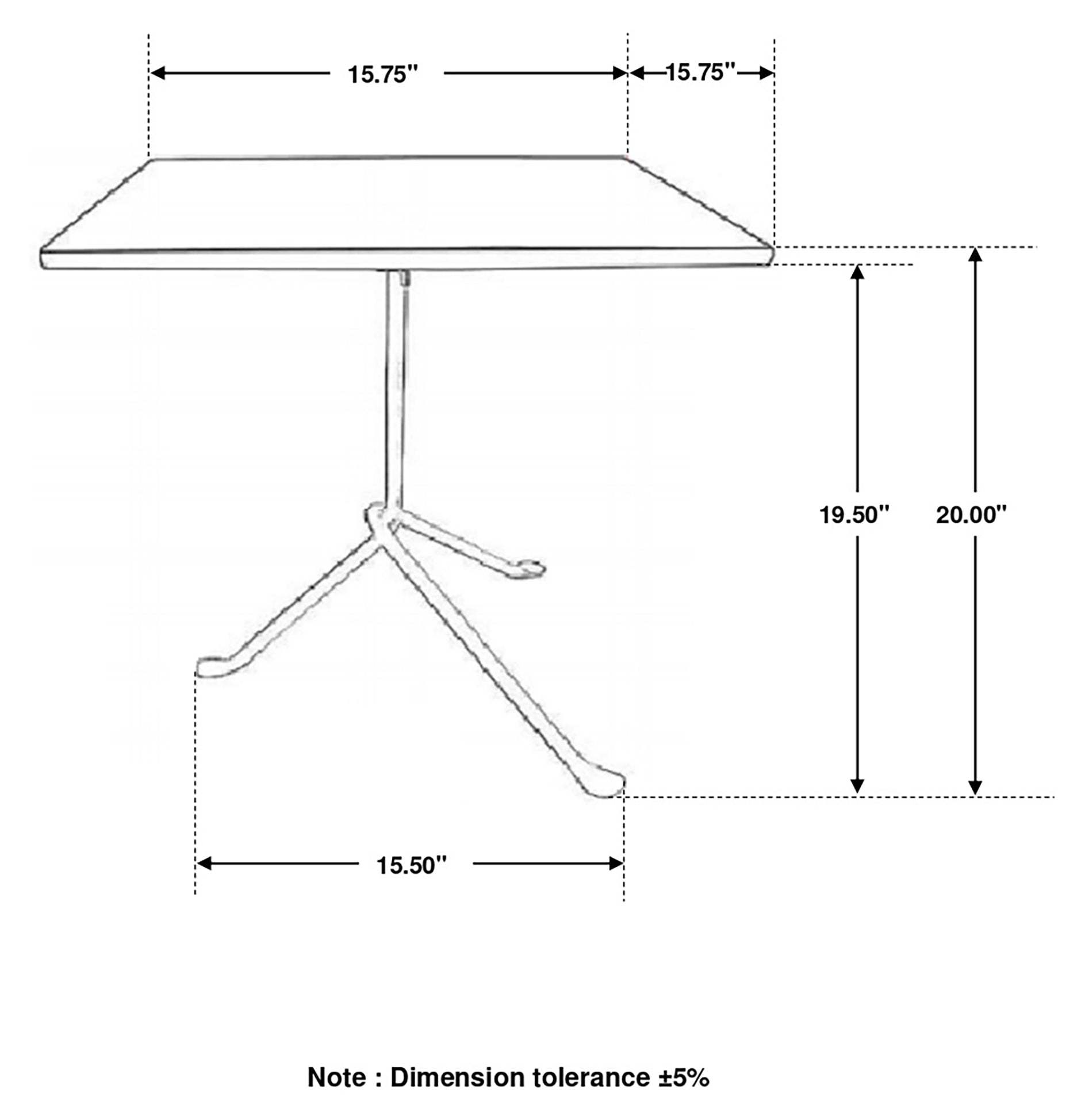 Heitor Side Table - Ideal Furniture (Fresno,CA)