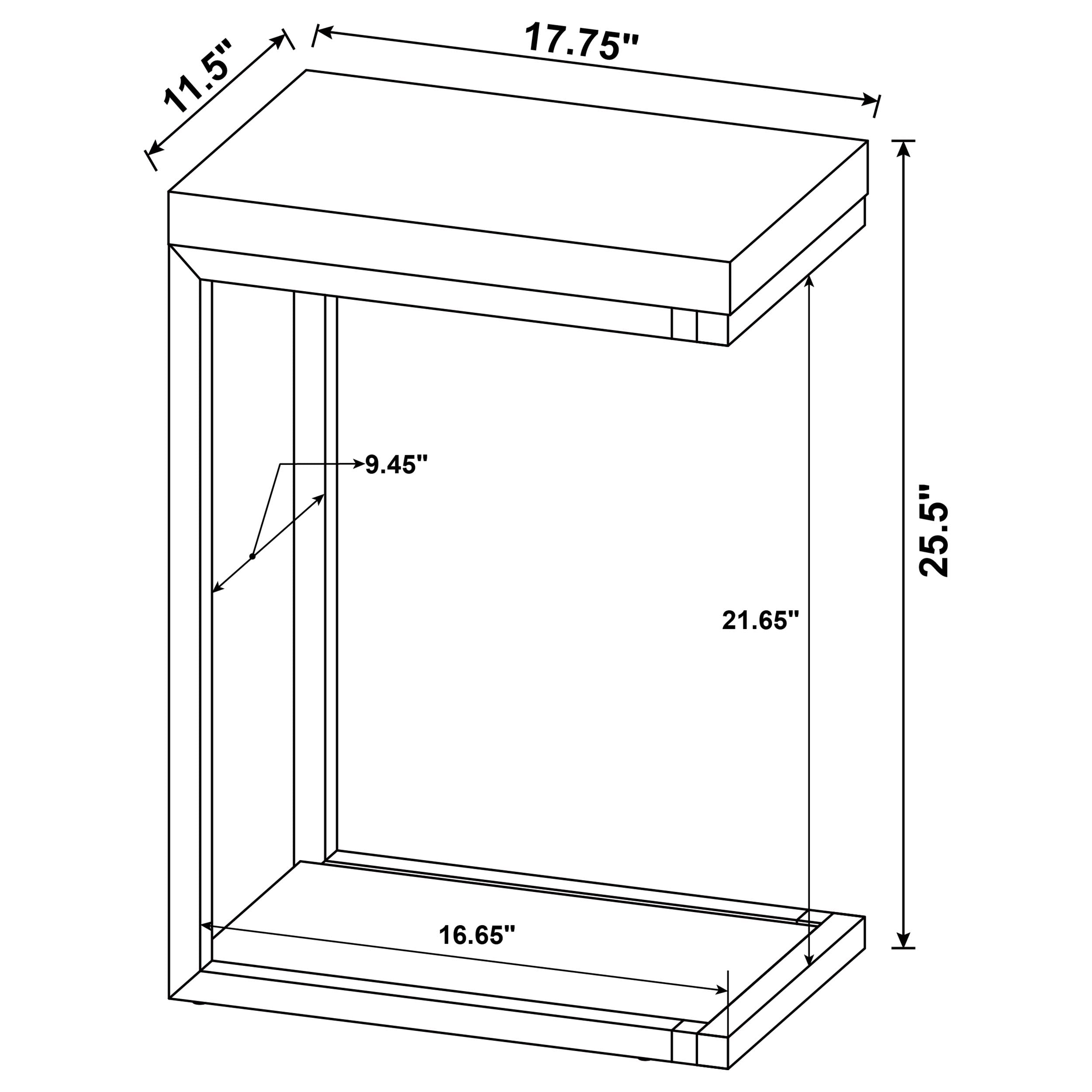 Beck Side Table - Ideal Furniture (Fresno,CA)