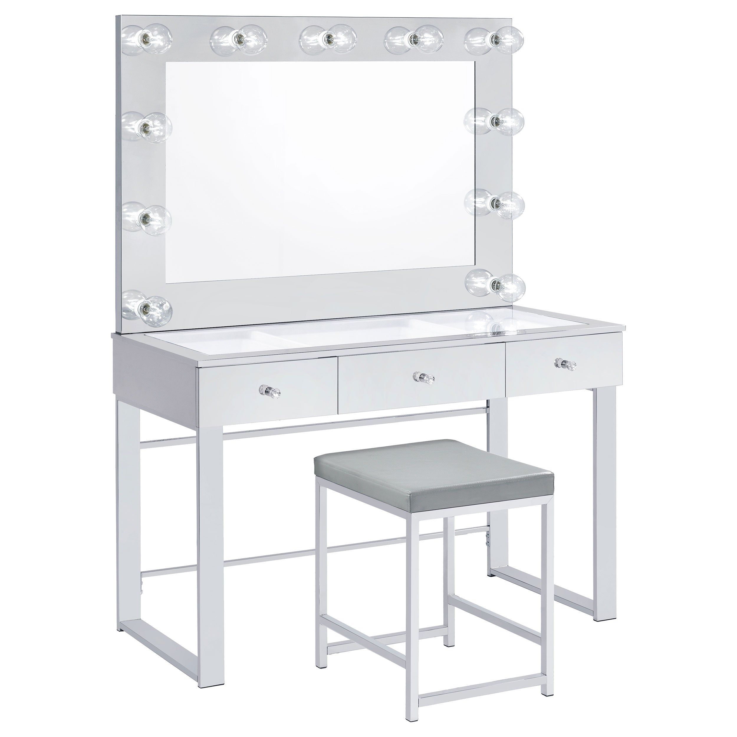 Umbridge Makeup Vanity Stool - Ideal Furniture (Fresno,CA)