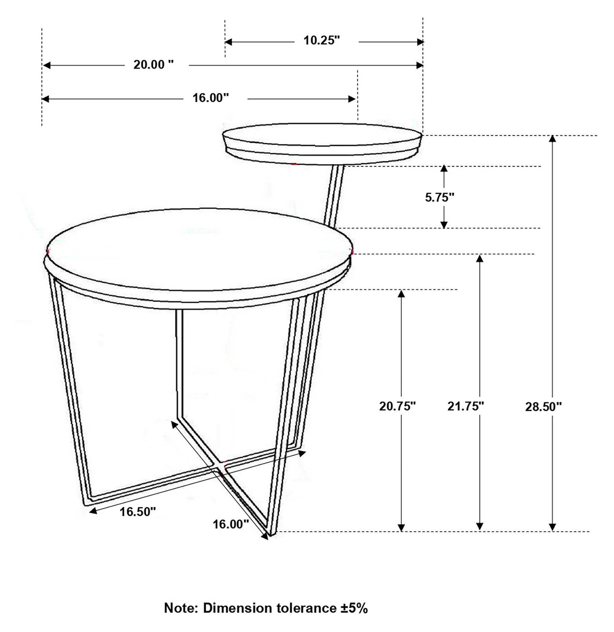 Yael Side Table - Ideal Furniture (Fresno,CA)
