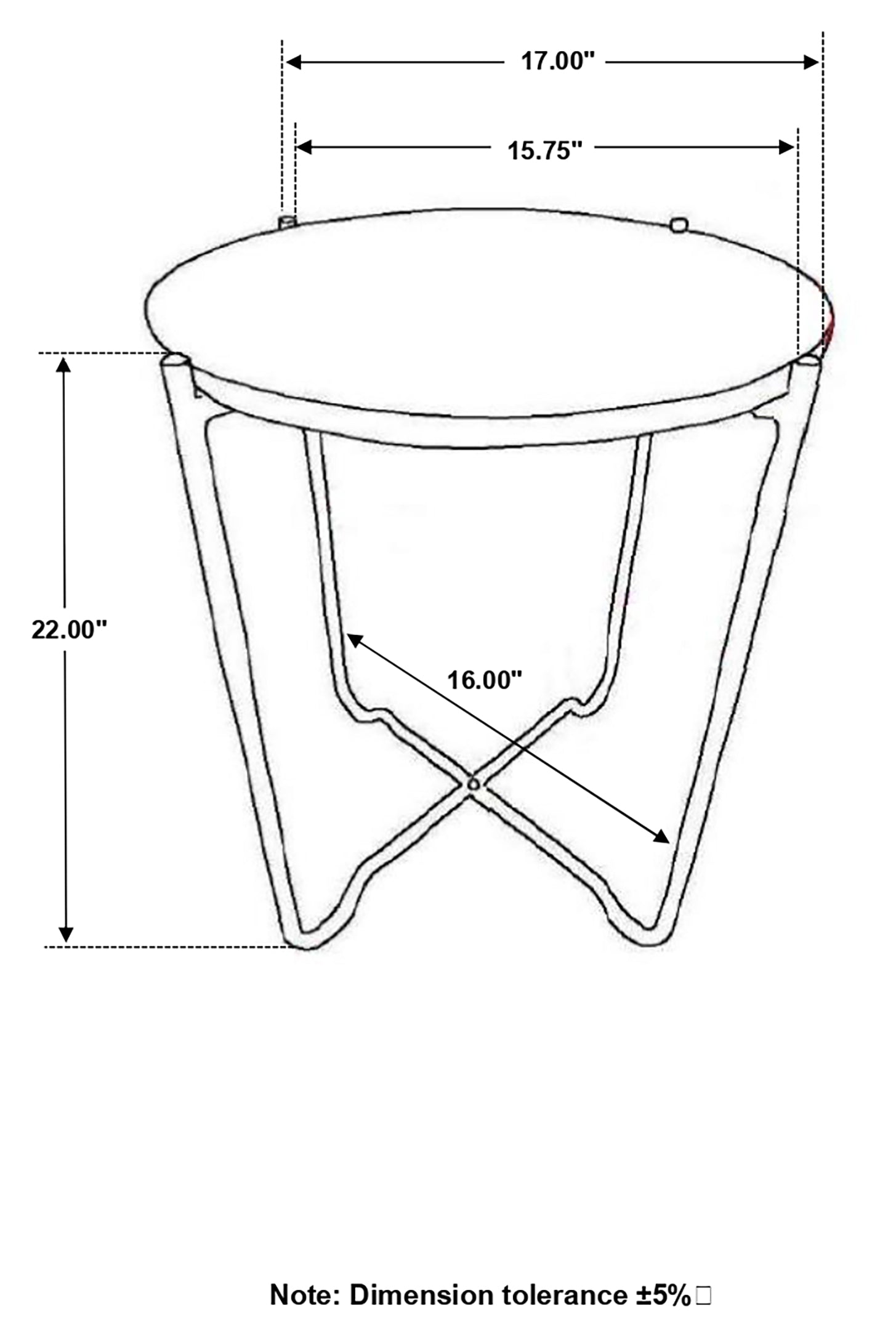 Latifa Side Table - Ideal Furniture (Fresno,CA)