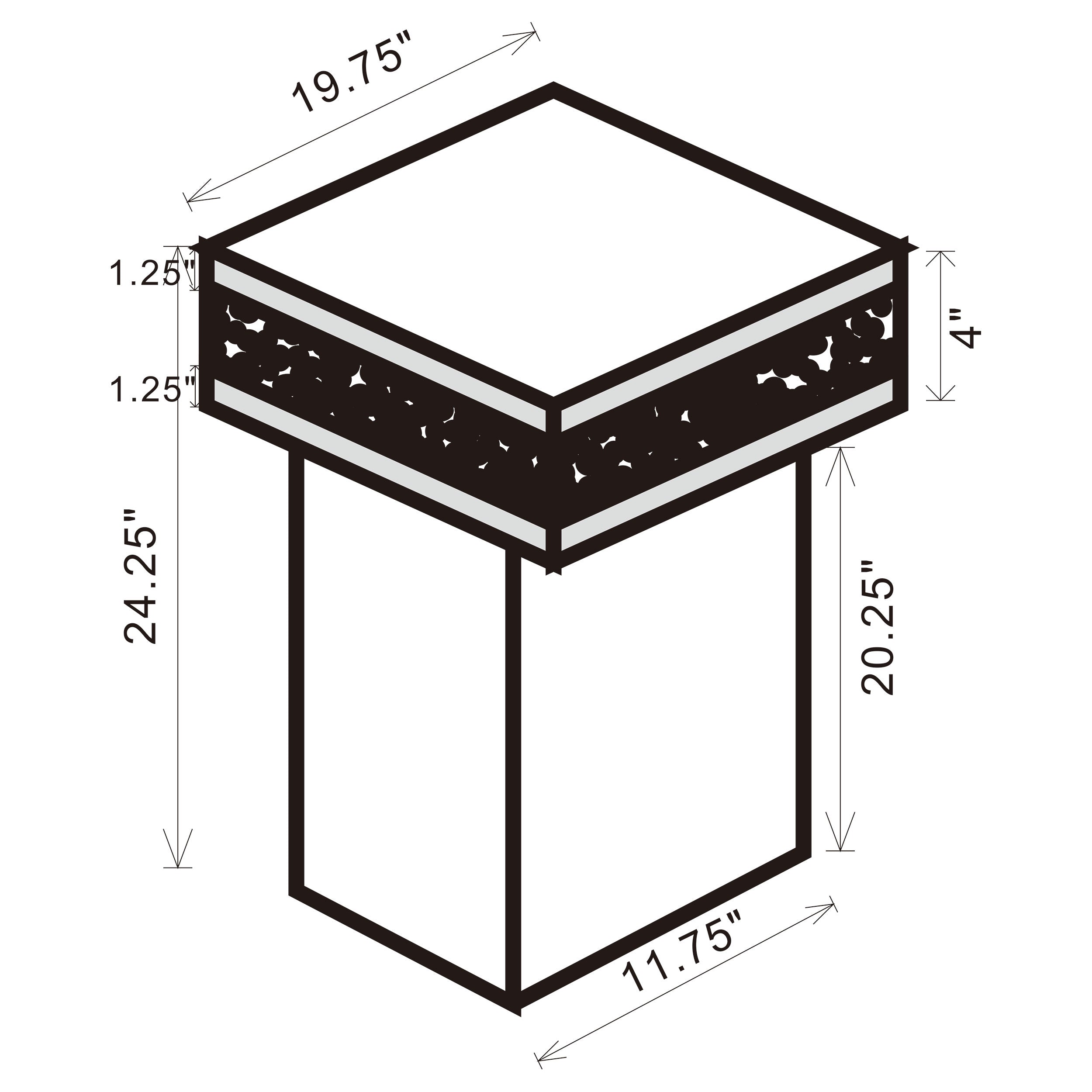 Elora Side Table - Ideal Furniture (Fresno,CA)