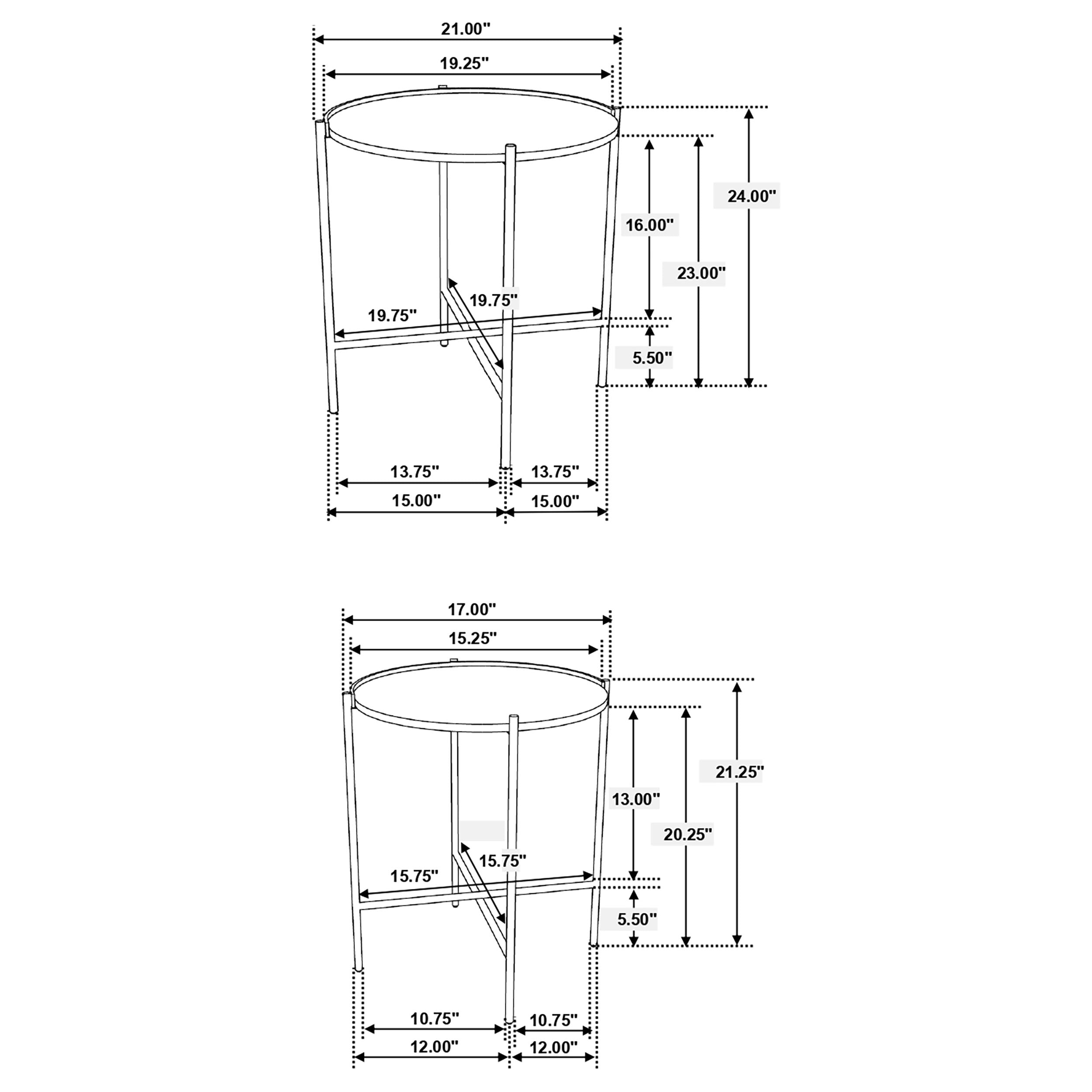 Malka Nesting Table Set - Ideal Furniture (Fresno,CA)