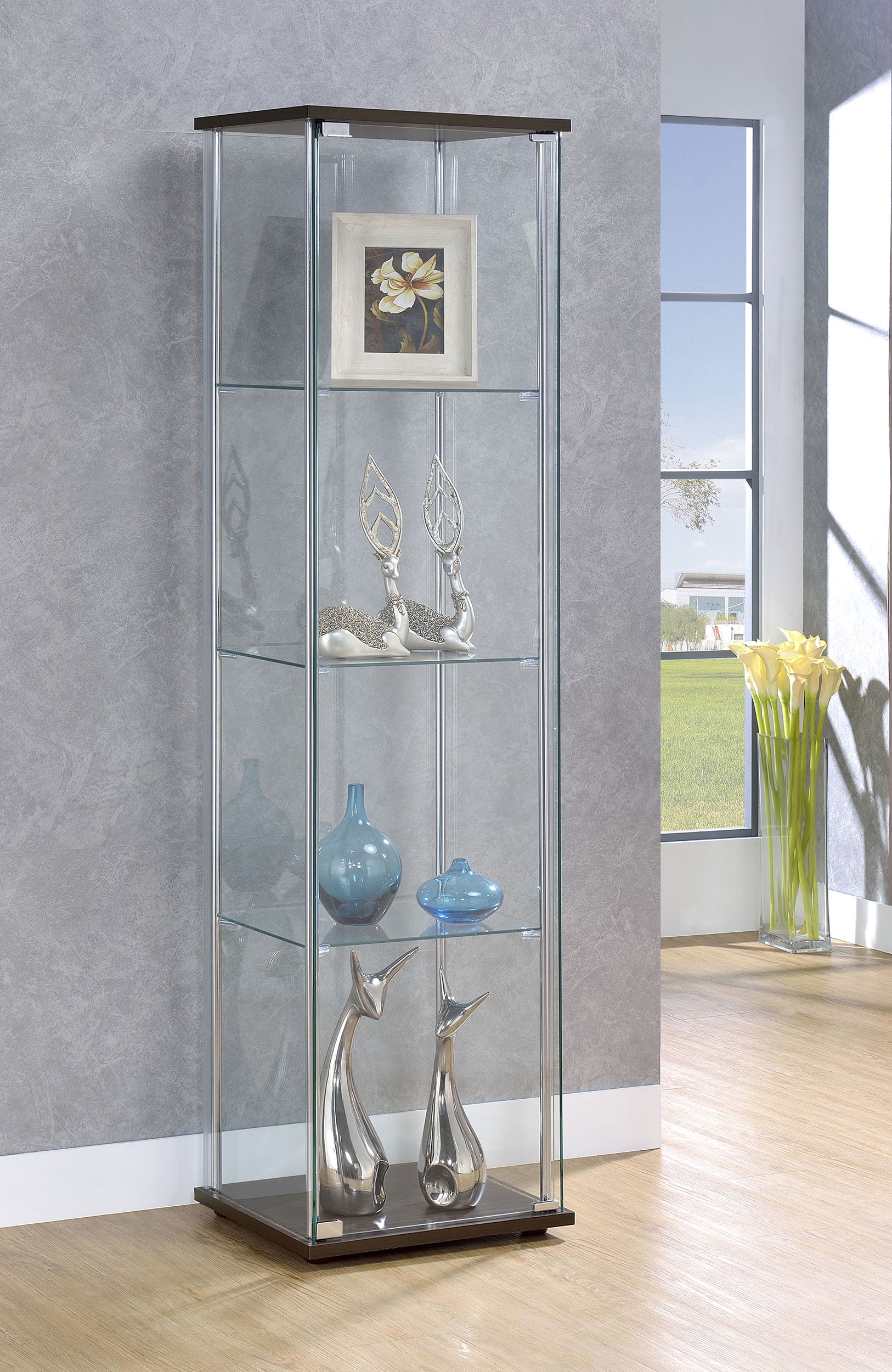 Bellatrix Curio Cabinet - Ideal Furniture (Fresno,CA)