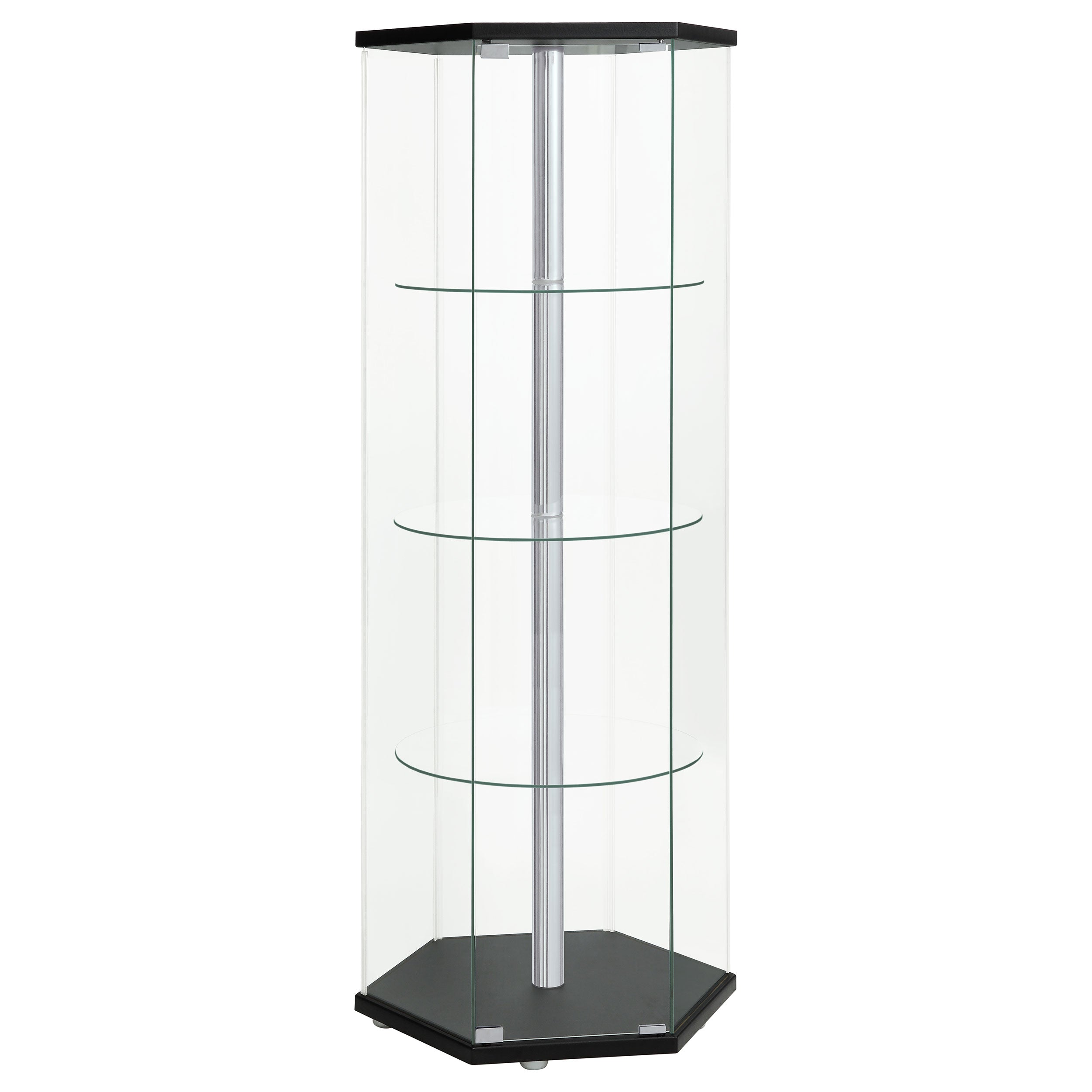 Zahavah Curio Cabinet - Ideal Furniture (Fresno,CA)