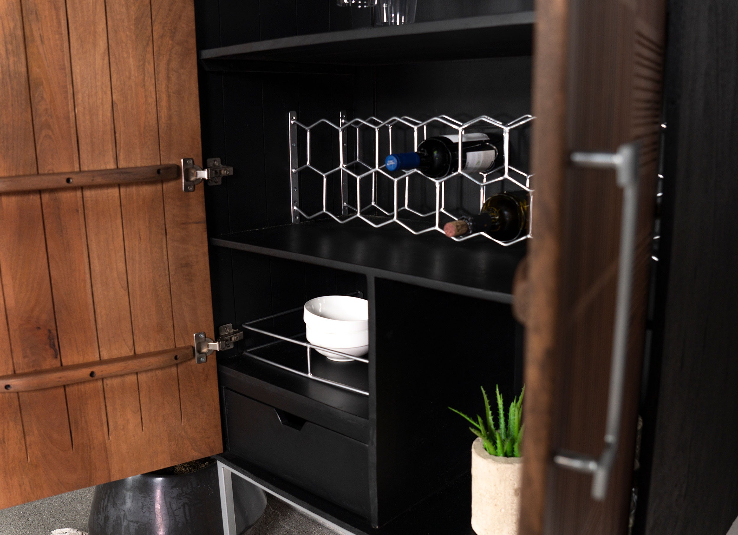 Borman Bar Cabinet - Ideal Furniture (Fresno,CA)