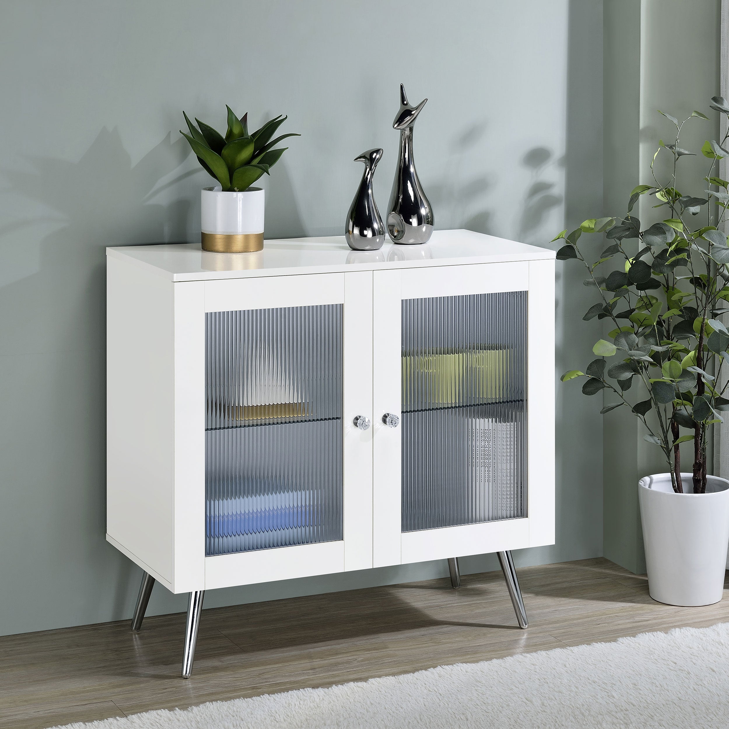 Nieta Display Cabinet - Ideal Furniture (Fresno,CA)