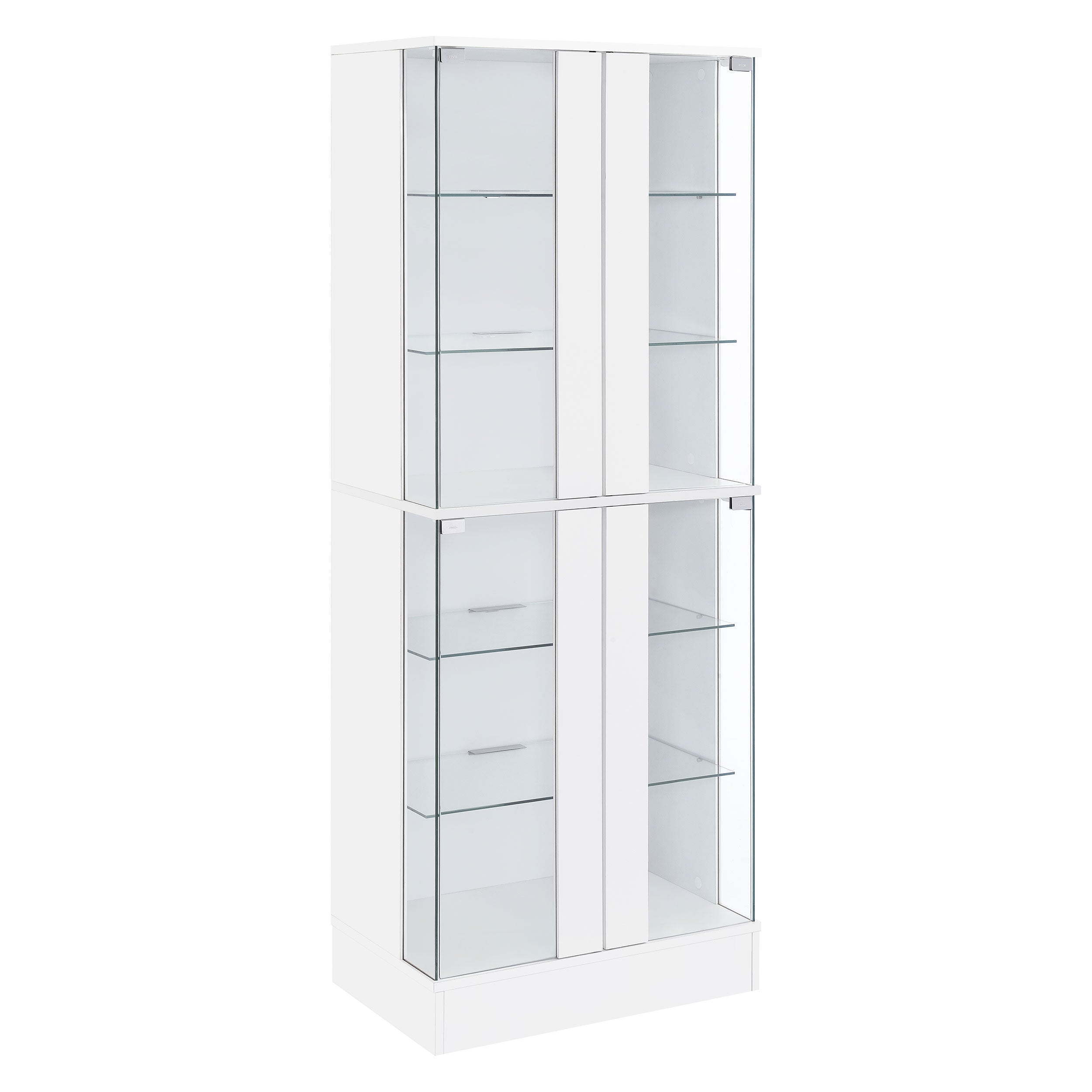 Cabra Curio Cabinet with LED Lighting - Ideal Furniture (Fresno,CA)