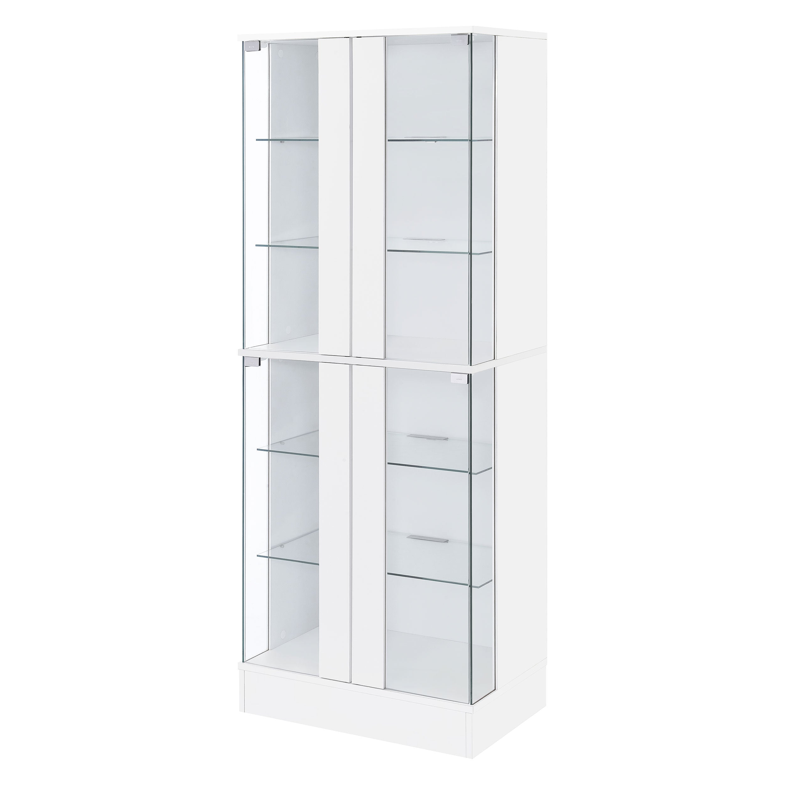 Cabra Curio Cabinet with LED Lighting - Ideal Furniture (Fresno,CA)