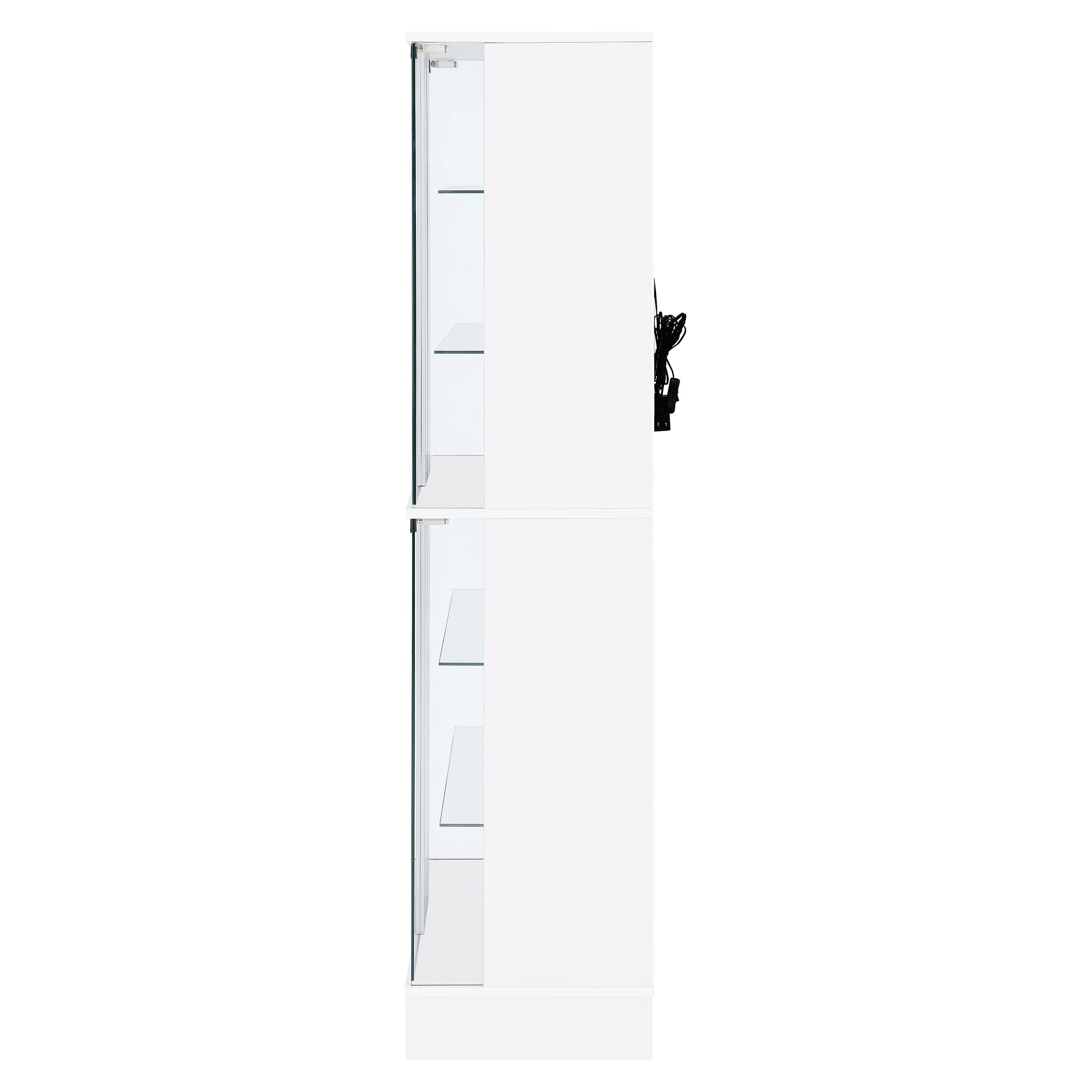 Cabra Curio Cabinet with LED Lighting - Ideal Furniture (Fresno,CA)