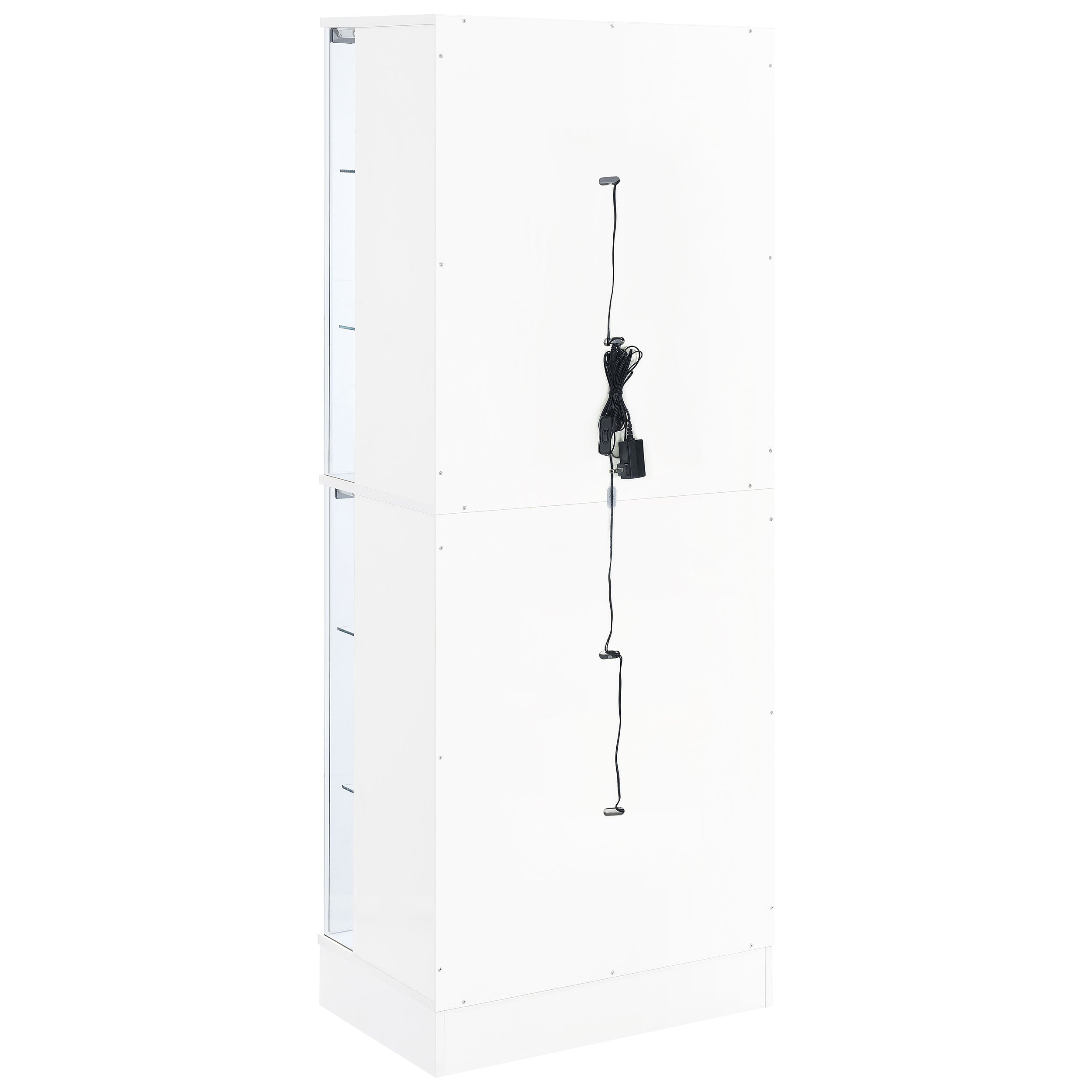 Cabra Curio Cabinet with LED Lighting - Ideal Furniture (Fresno,CA)