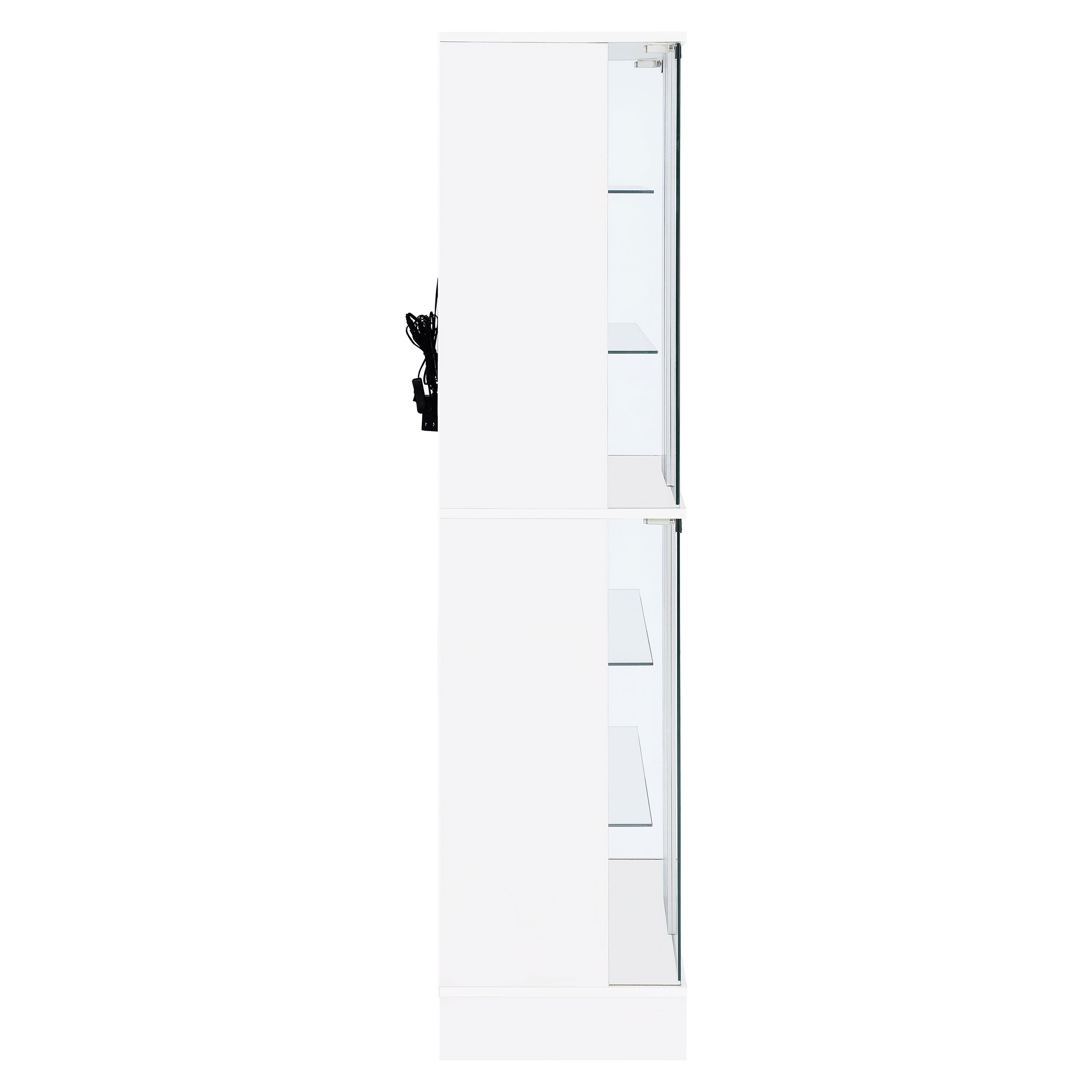 Cabra Curio Cabinet with LED Lighting - Ideal Furniture (Fresno,CA)