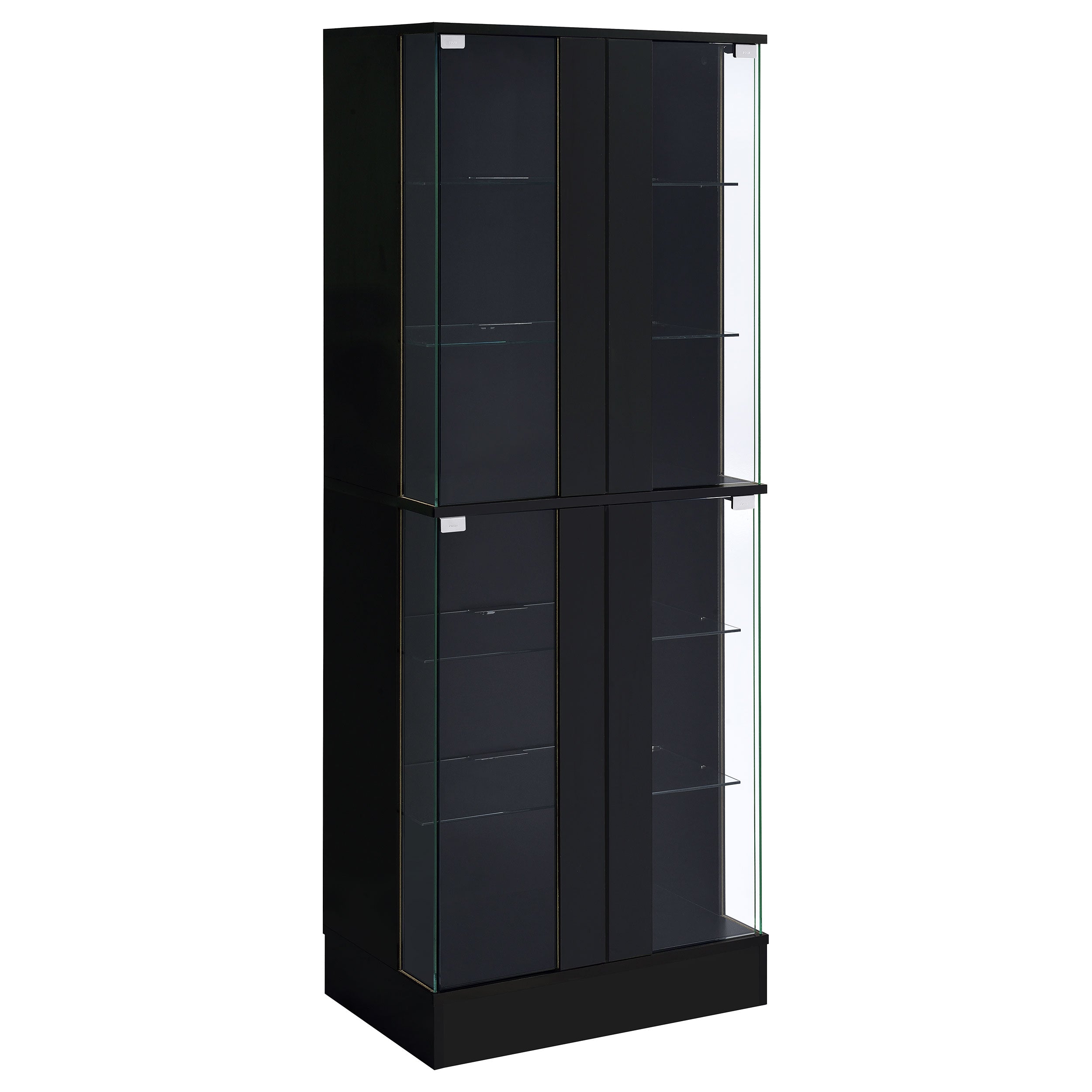 Cabra Curio Cabinet with LED Lighting - Ideal Furniture (Fresno,CA)
