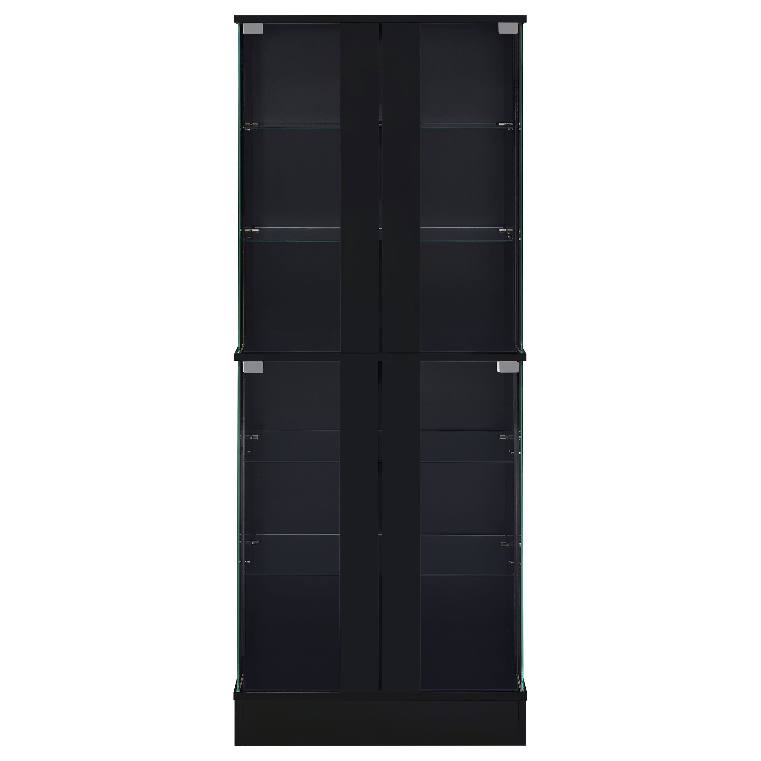 Cabra Curio Cabinet with LED Lighting - Ideal Furniture (Fresno,CA)