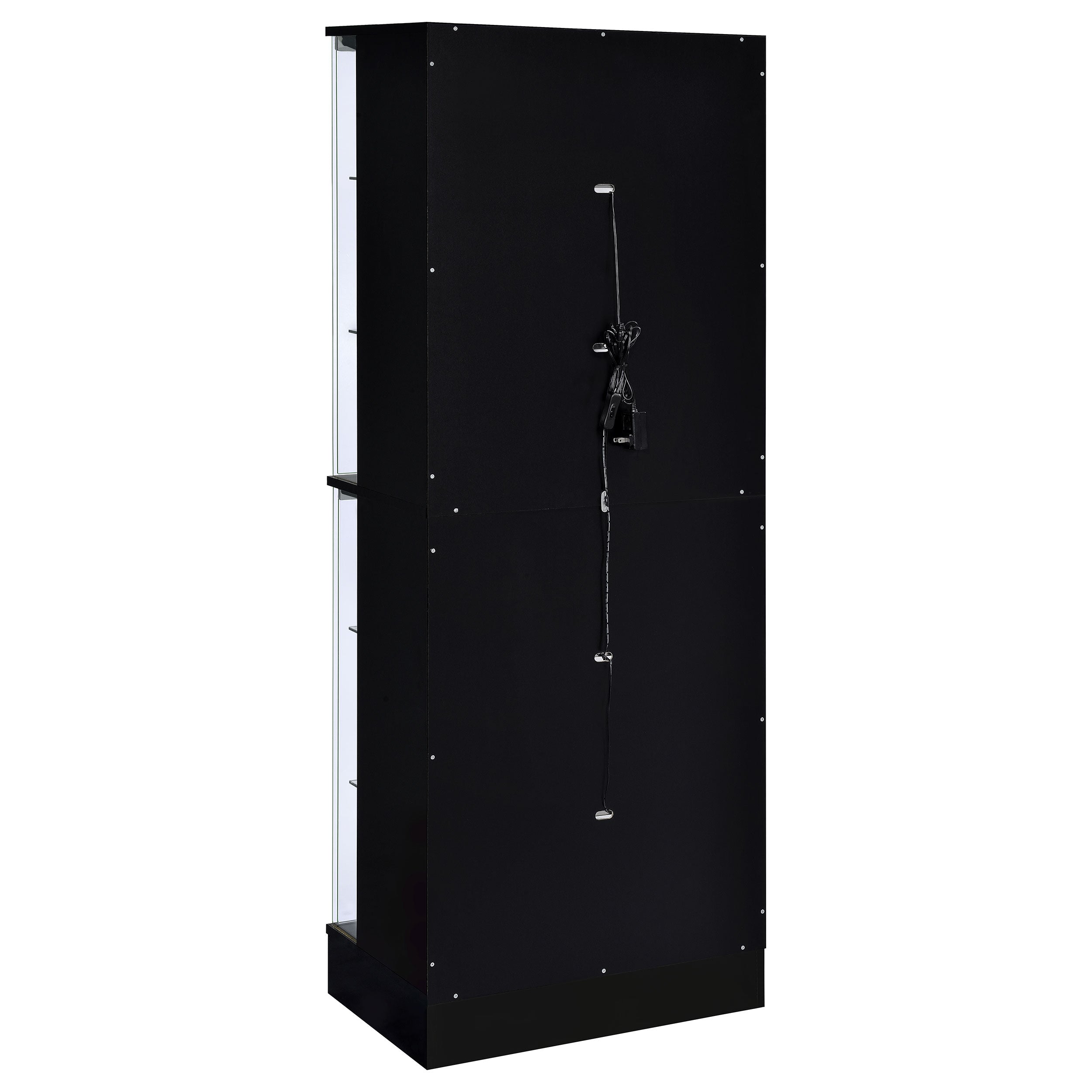 Cabra Curio Cabinet with LED Lighting - Ideal Furniture (Fresno,CA)