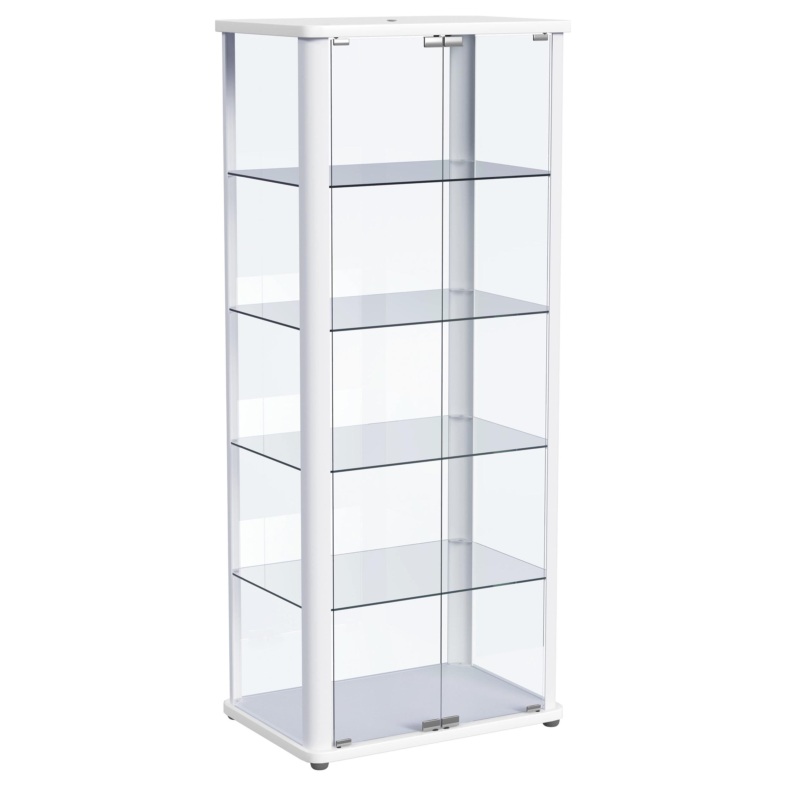 Aero Curio Cabinet with LED Lighting - Ideal Furniture (Fresno,CA)
