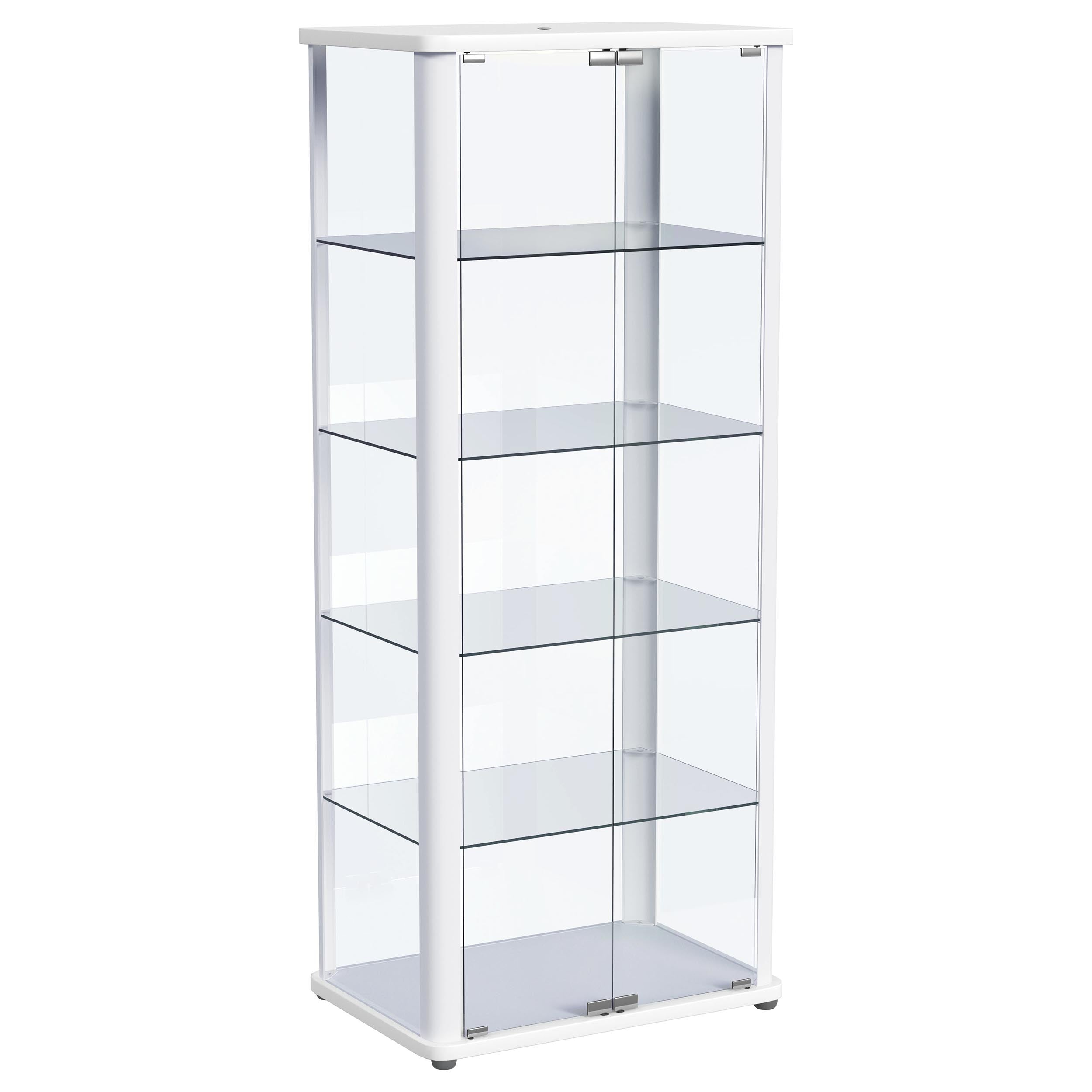 Aero Curio Cabinet with LED Lighting - Ideal Furniture (Fresno,CA)