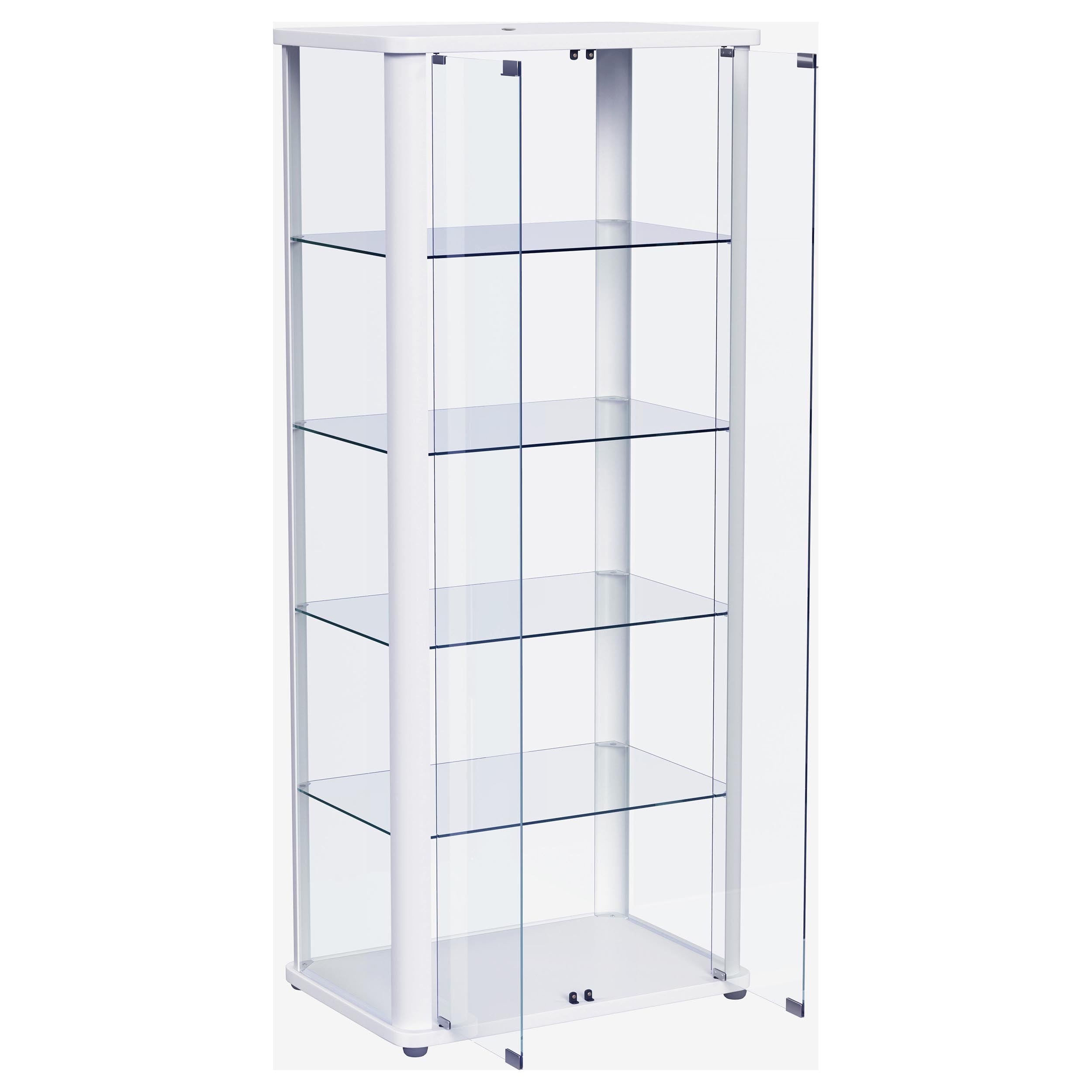 Aero Curio Cabinet with LED Lighting - Ideal Furniture (Fresno,CA)