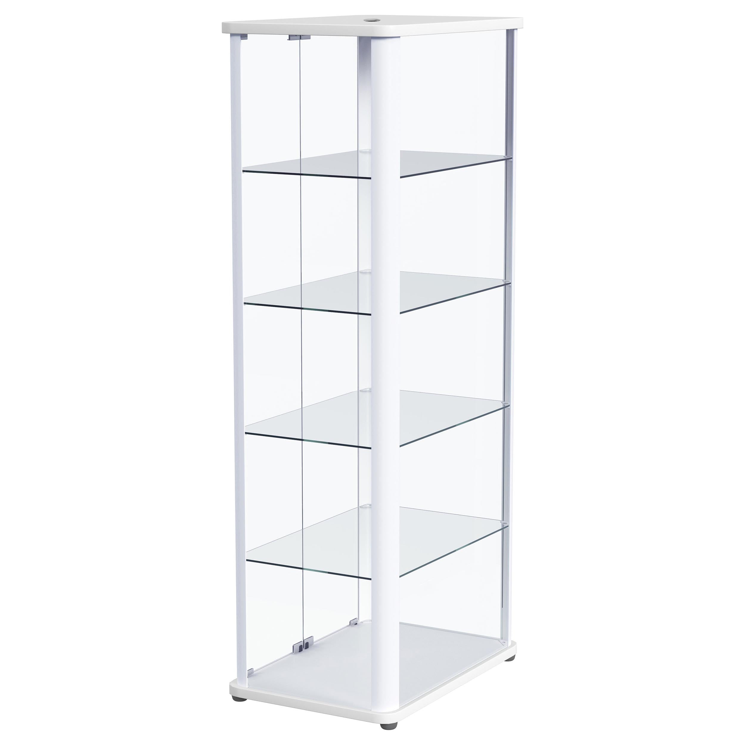 Aero Curio Cabinet with LED Lighting - Ideal Furniture (Fresno,CA)