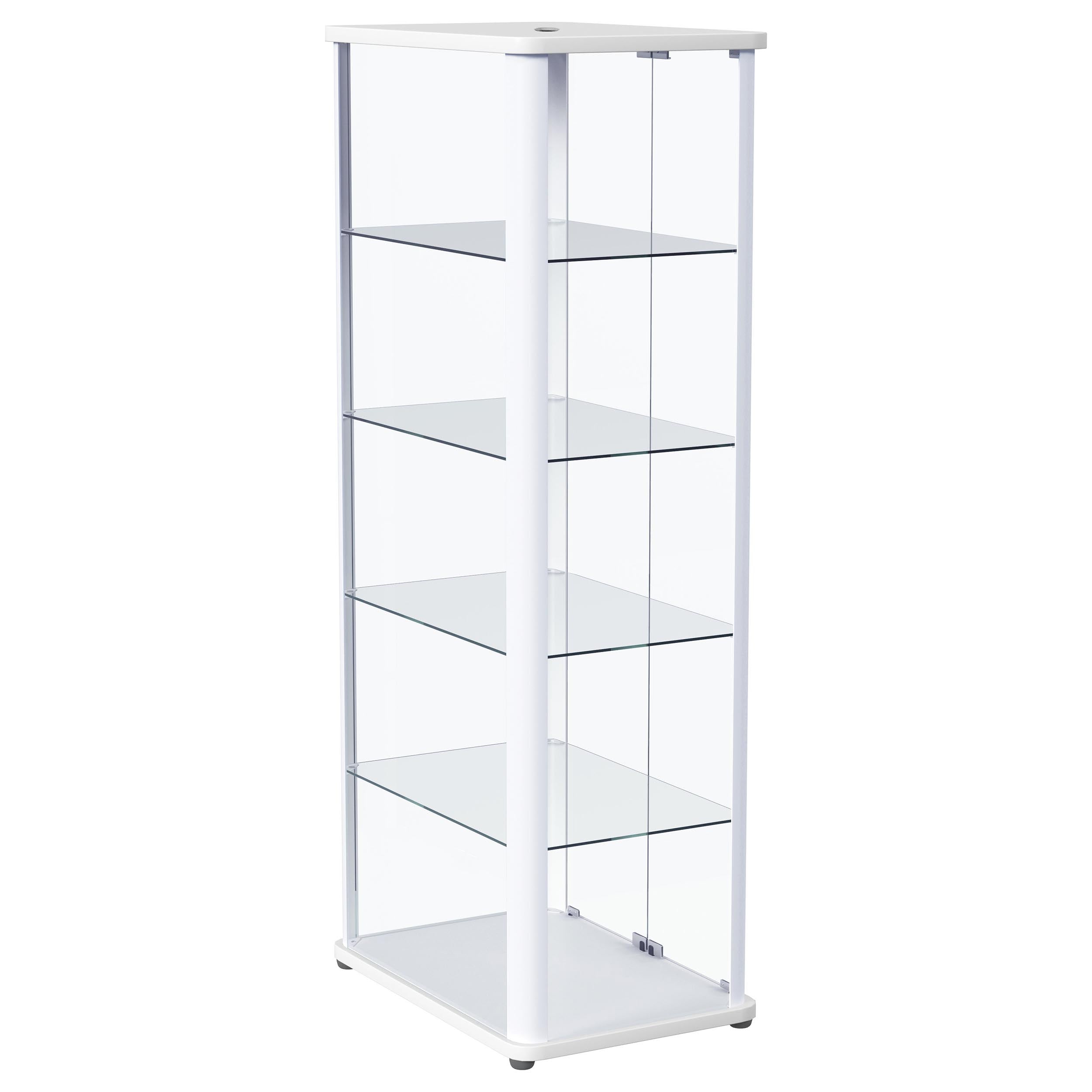 Aero Curio Cabinet with LED Lighting - Ideal Furniture (Fresno,CA)