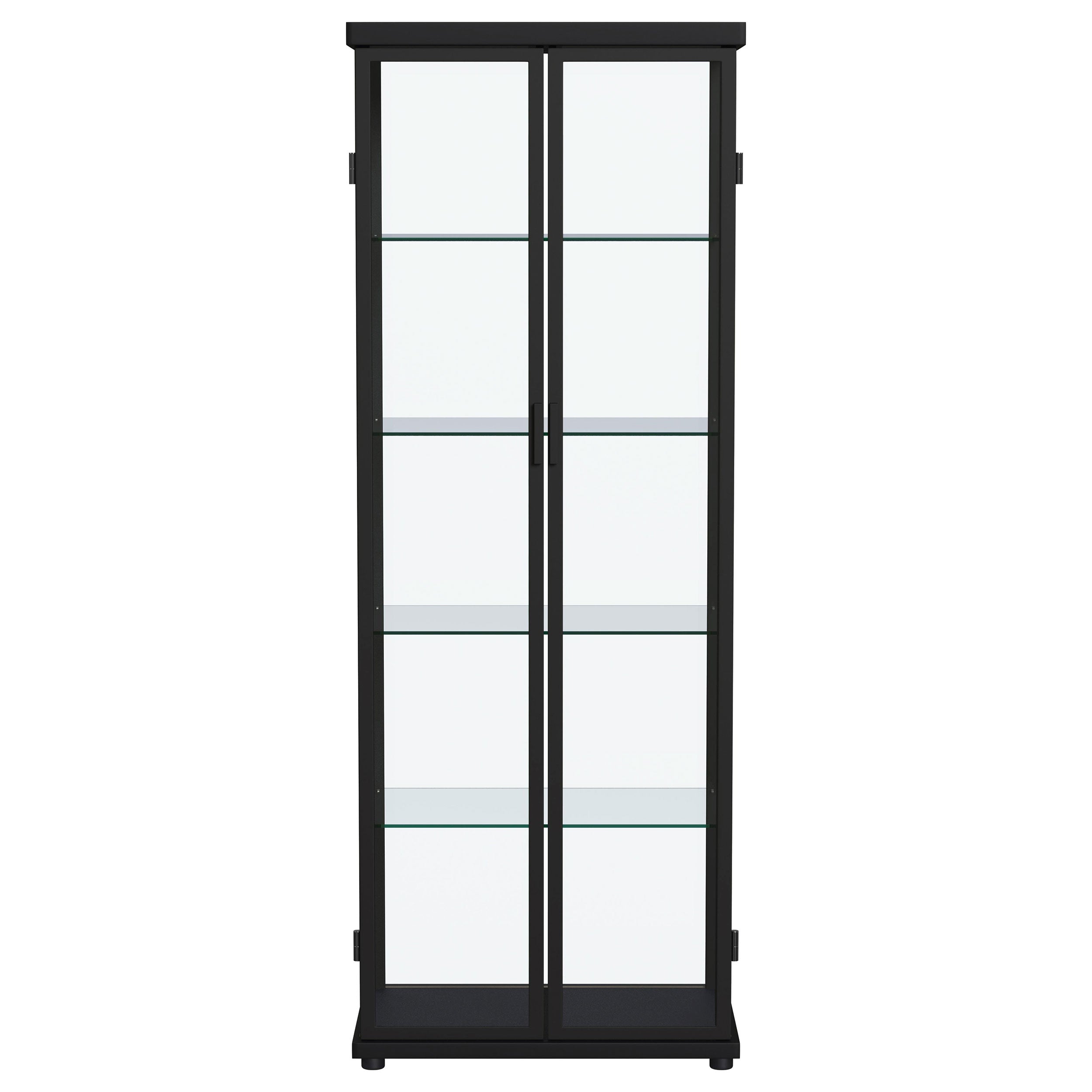 Aero Curio Cabinet with LED Lighting - Ideal Furniture (Fresno,CA)