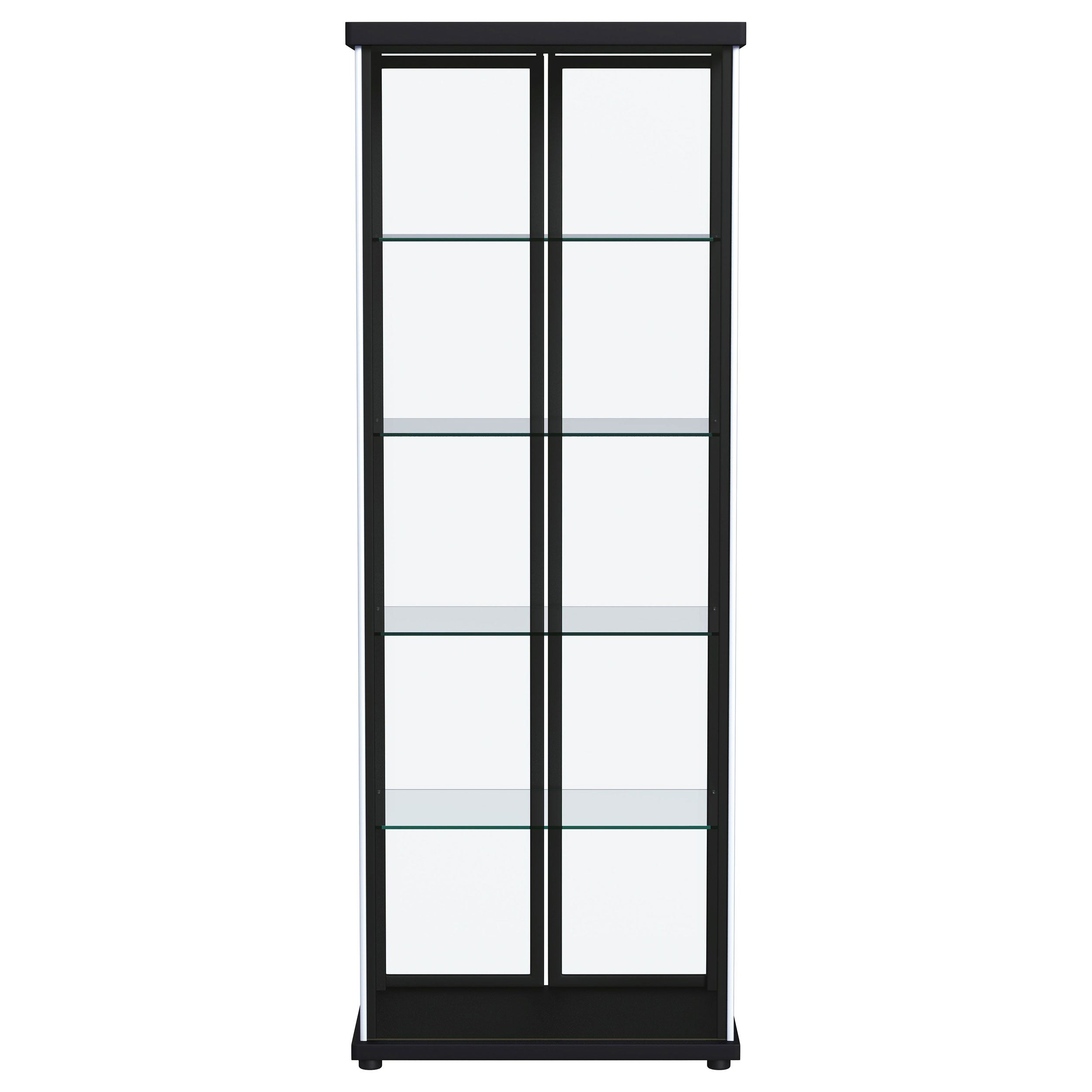 Aero Curio Cabinet with LED Lighting - Ideal Furniture (Fresno,CA)