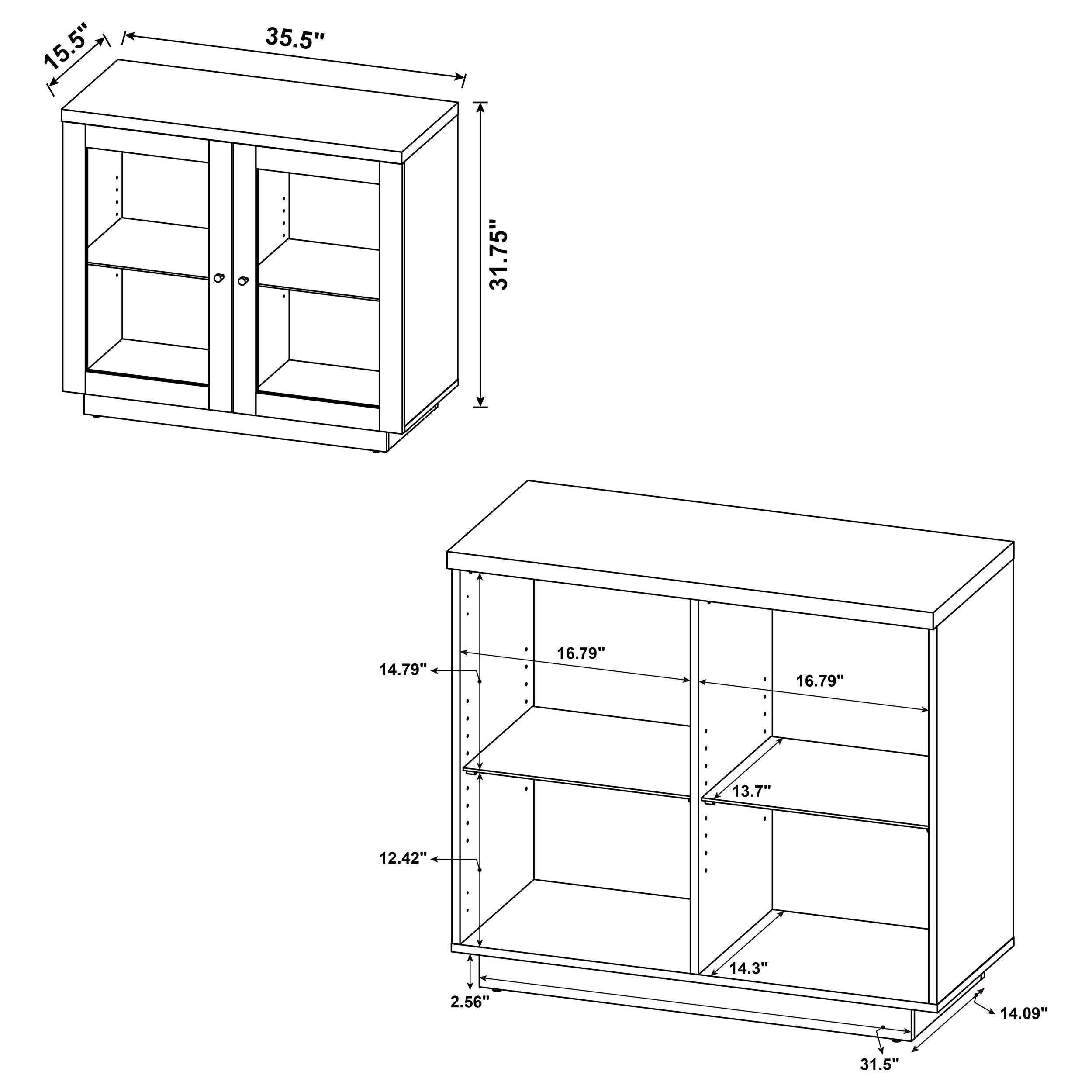 Tilbury Display Cabinet - Ideal Furniture (Fresno,CA)