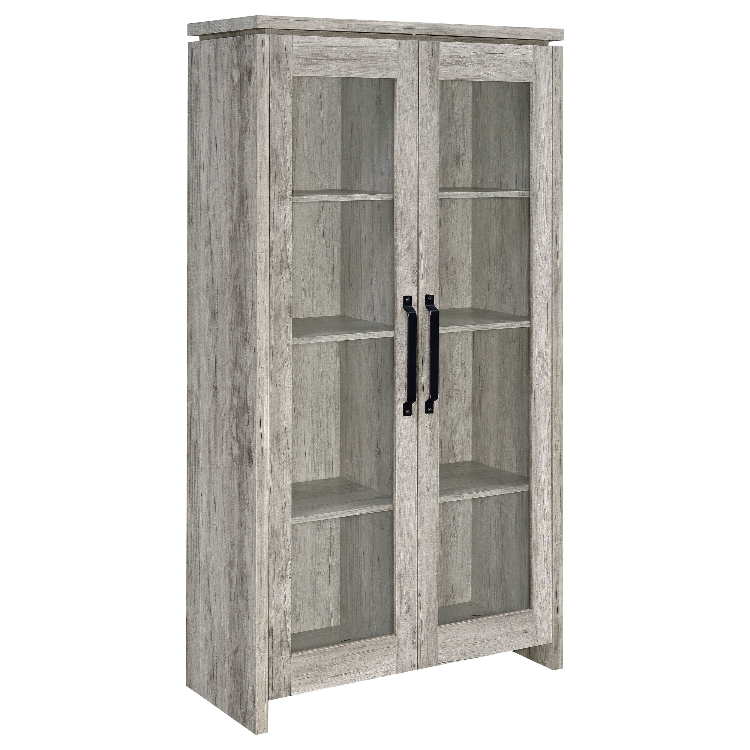 Alejo Tall Display Cabinet - Ideal Furniture (Fresno,CA)