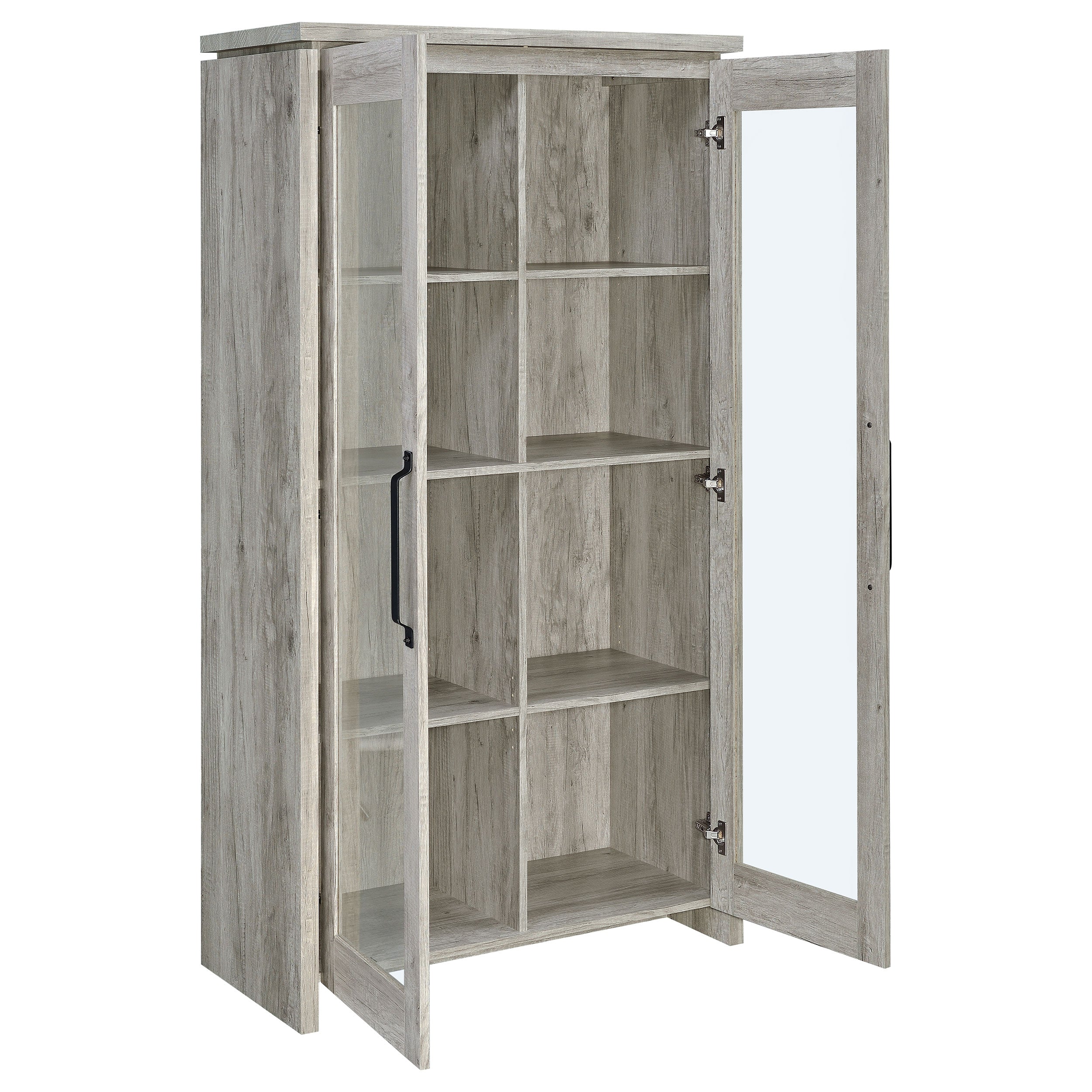 Alejo Tall Display Cabinet - Ideal Furniture (Fresno,CA)