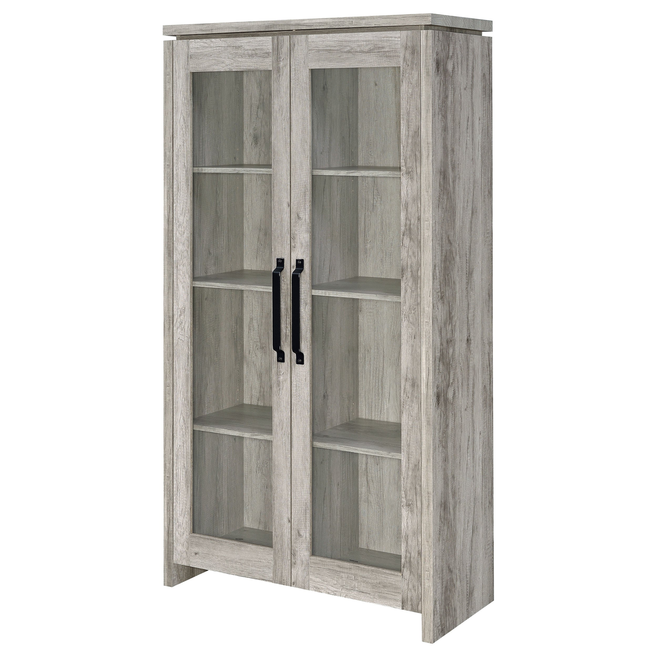 Alejo Tall Display Cabinet - Ideal Furniture (Fresno,CA)