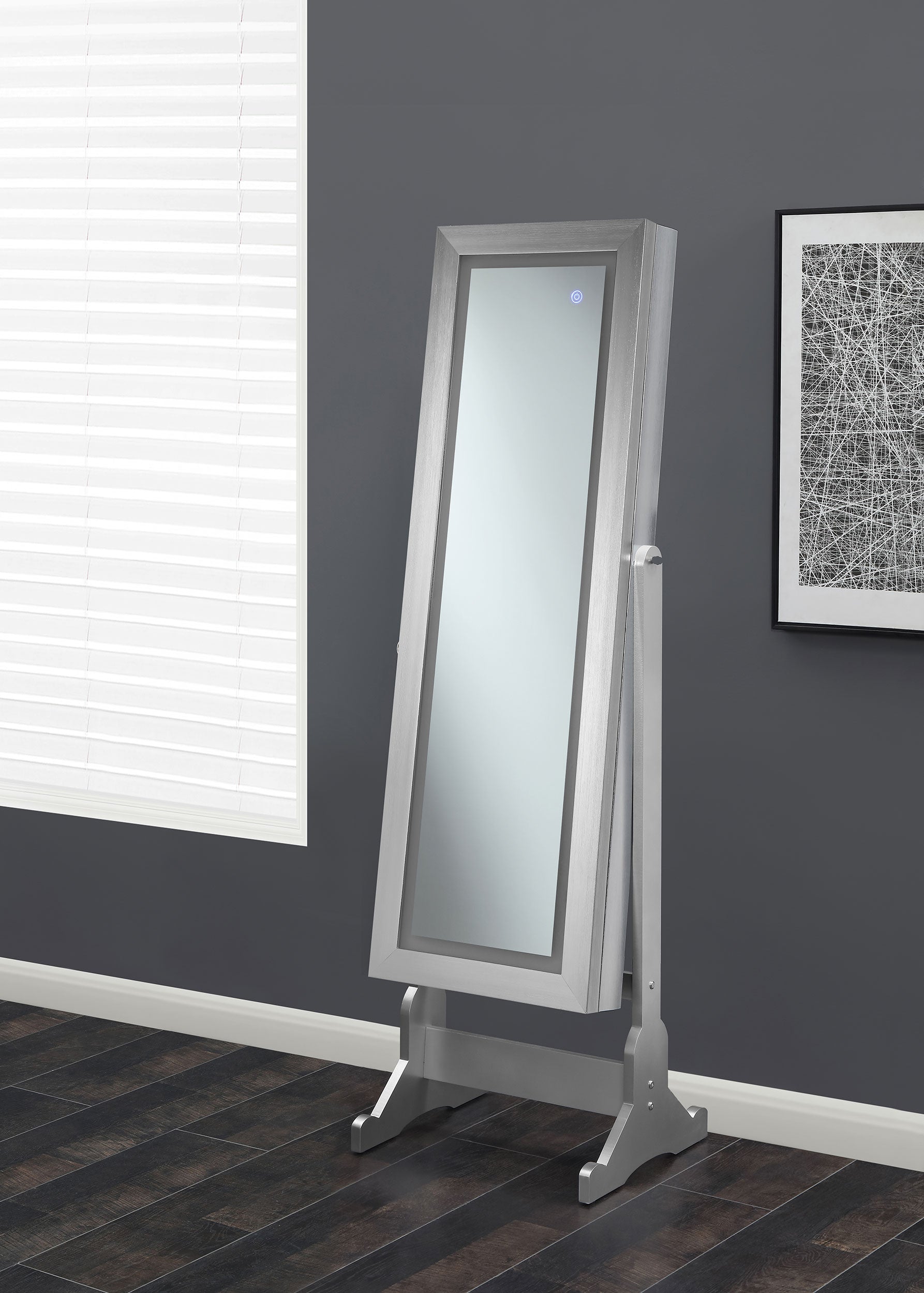 Moore Jewelry Cheval Mirror - Ideal Furniture (Fresno,CA)