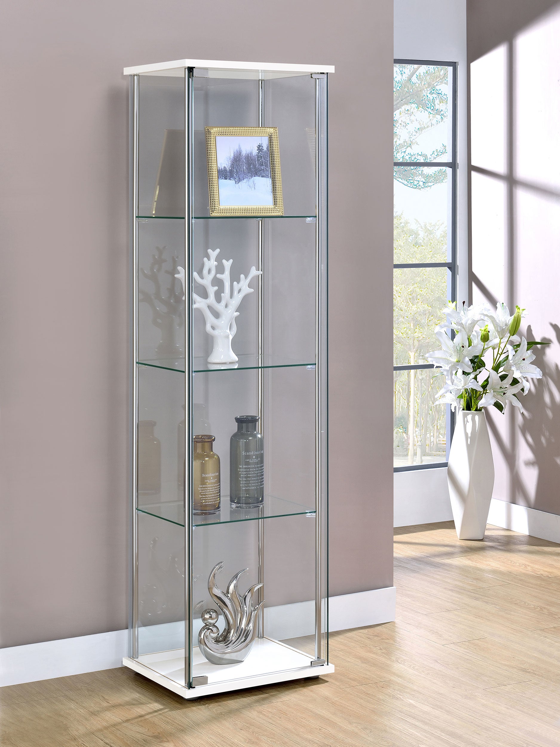 Bellatrix Curio Cabinet - Ideal Furniture (Fresno,CA)