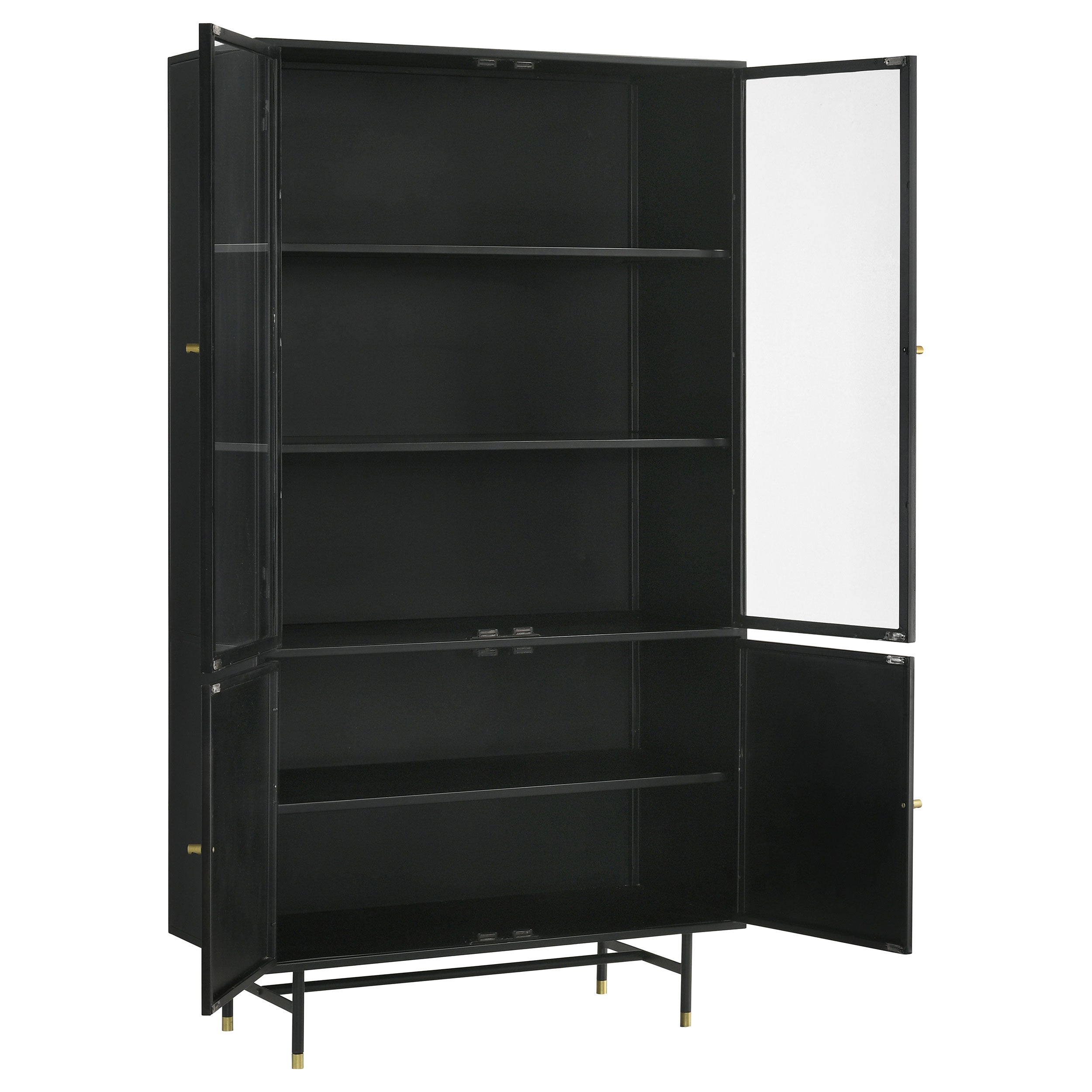 Santiago Tall Display Cabinet - Ideal Furniture (Fresno,CA)