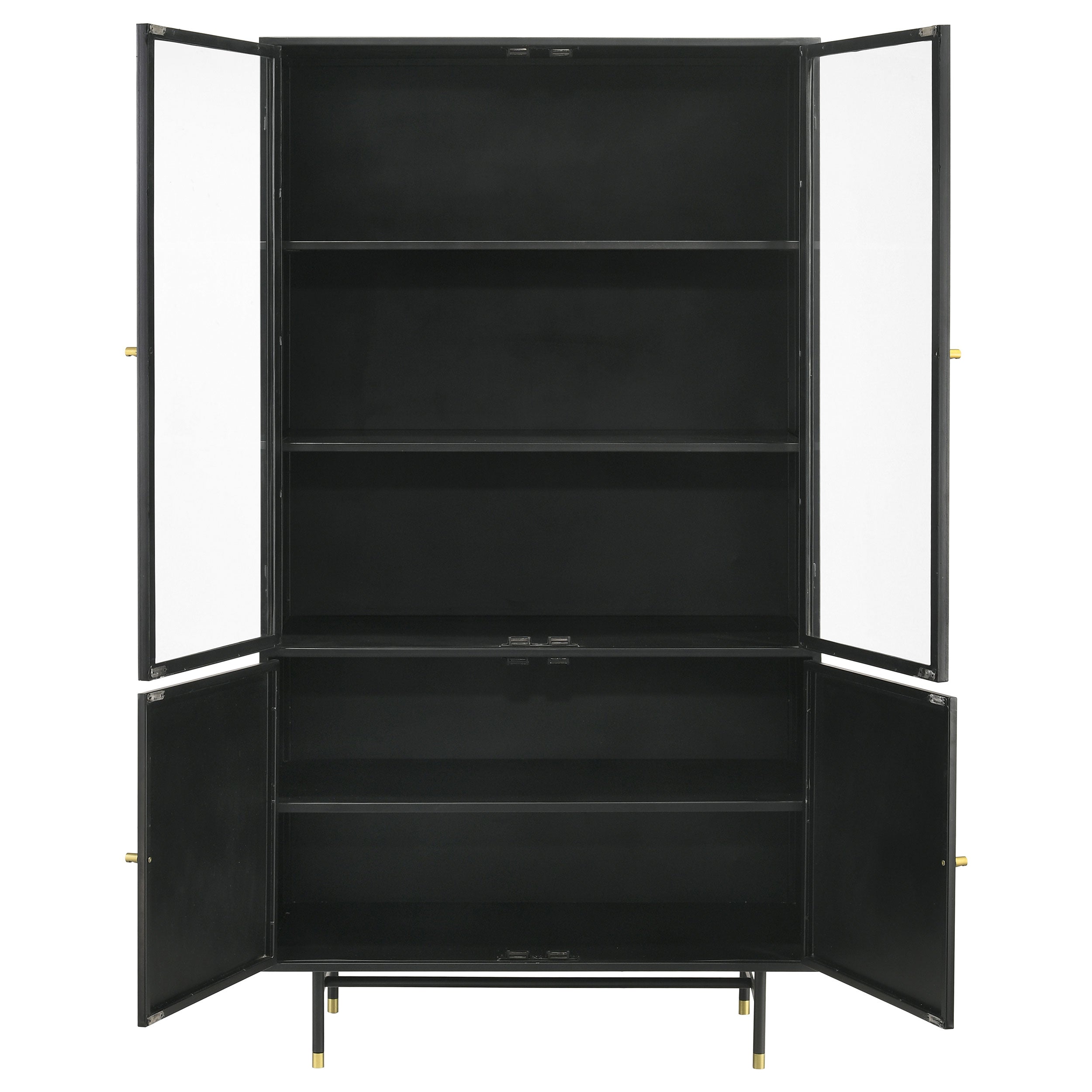 Santiago Tall Display Cabinet - Ideal Furniture (Fresno,CA)