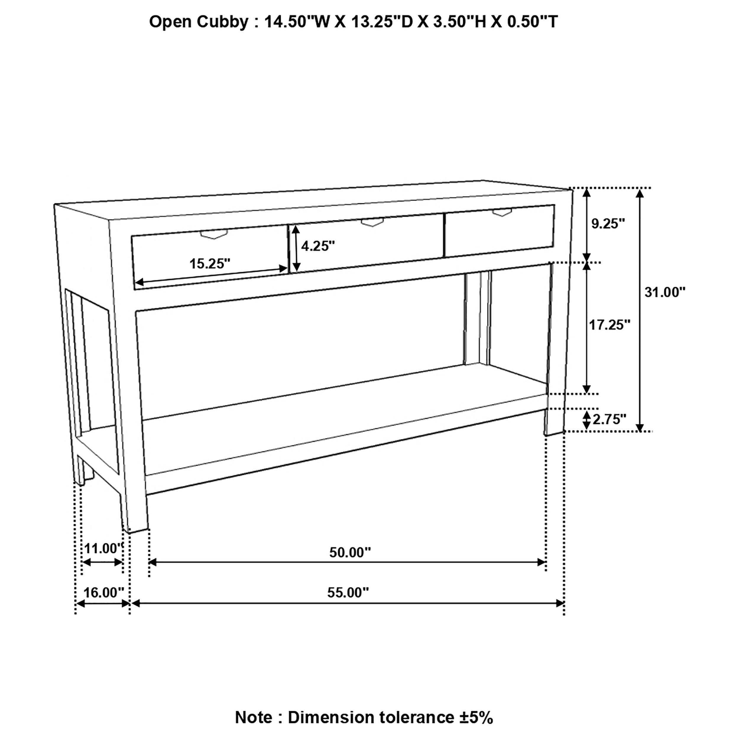 Esther Console Table - Ideal Furniture (Fresno,CA)