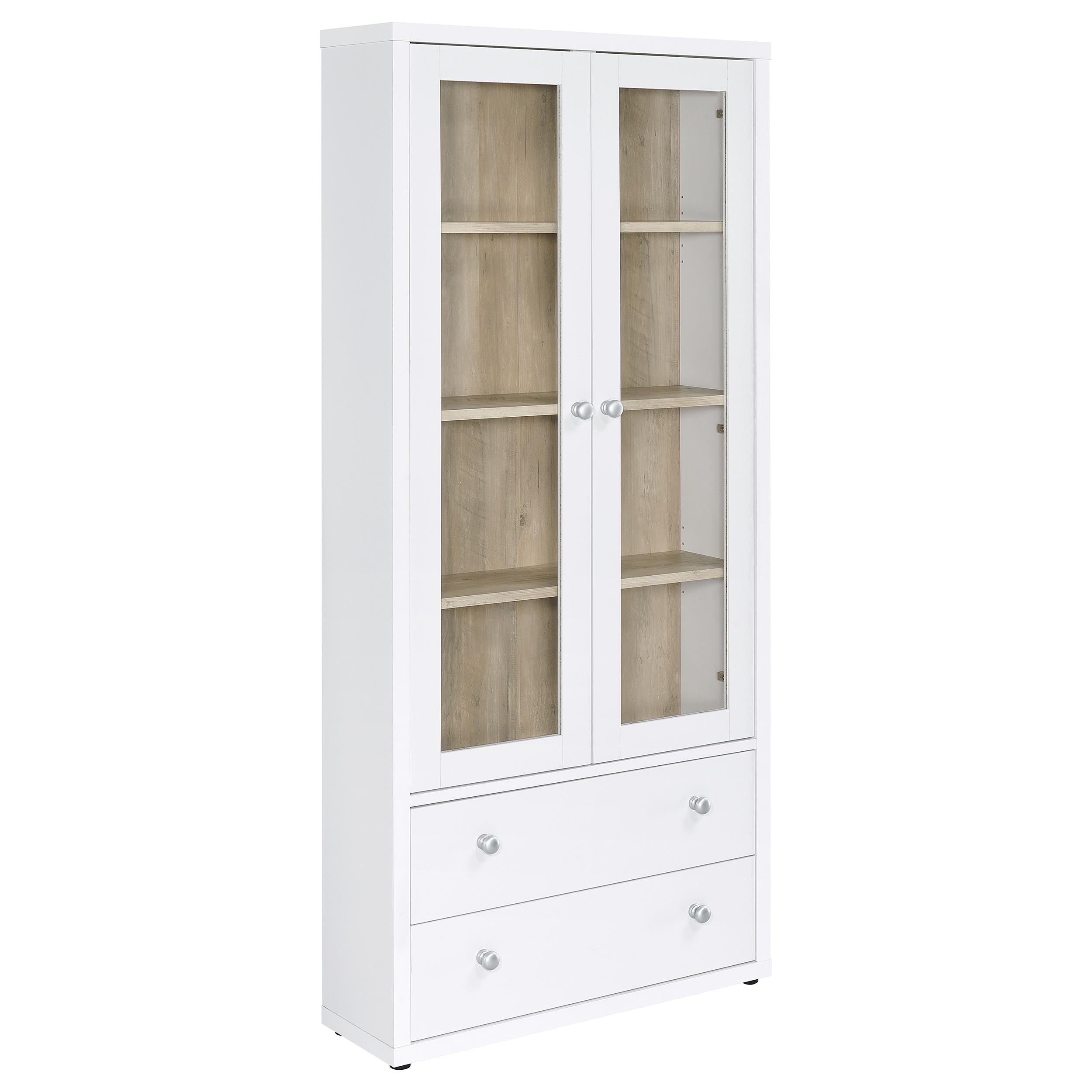 Hawthorne Tall Display Cabinet - Ideal Furniture (Fresno,CA)