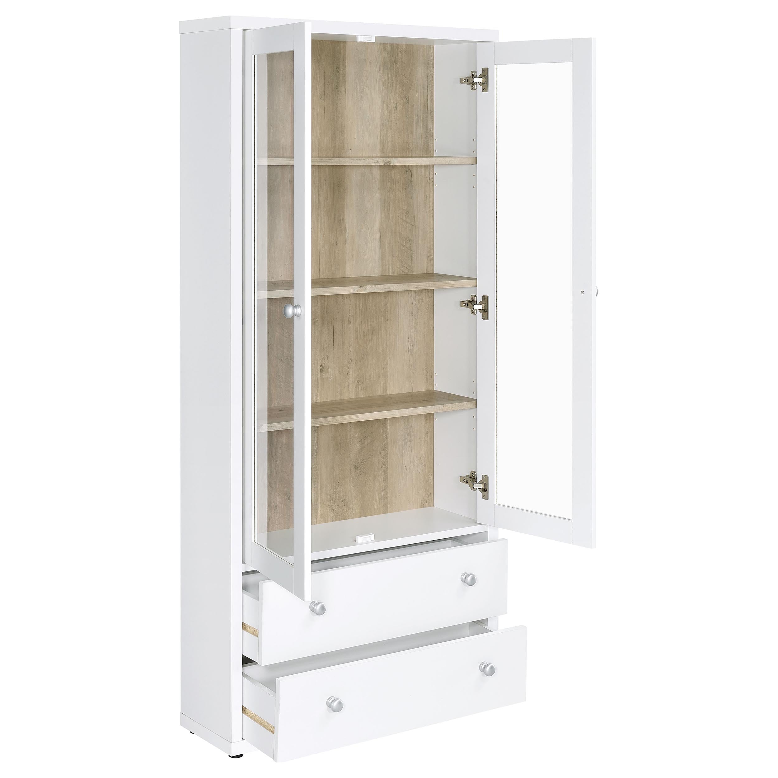 Hawthorne Tall Display Cabinet - Ideal Furniture (Fresno,CA)