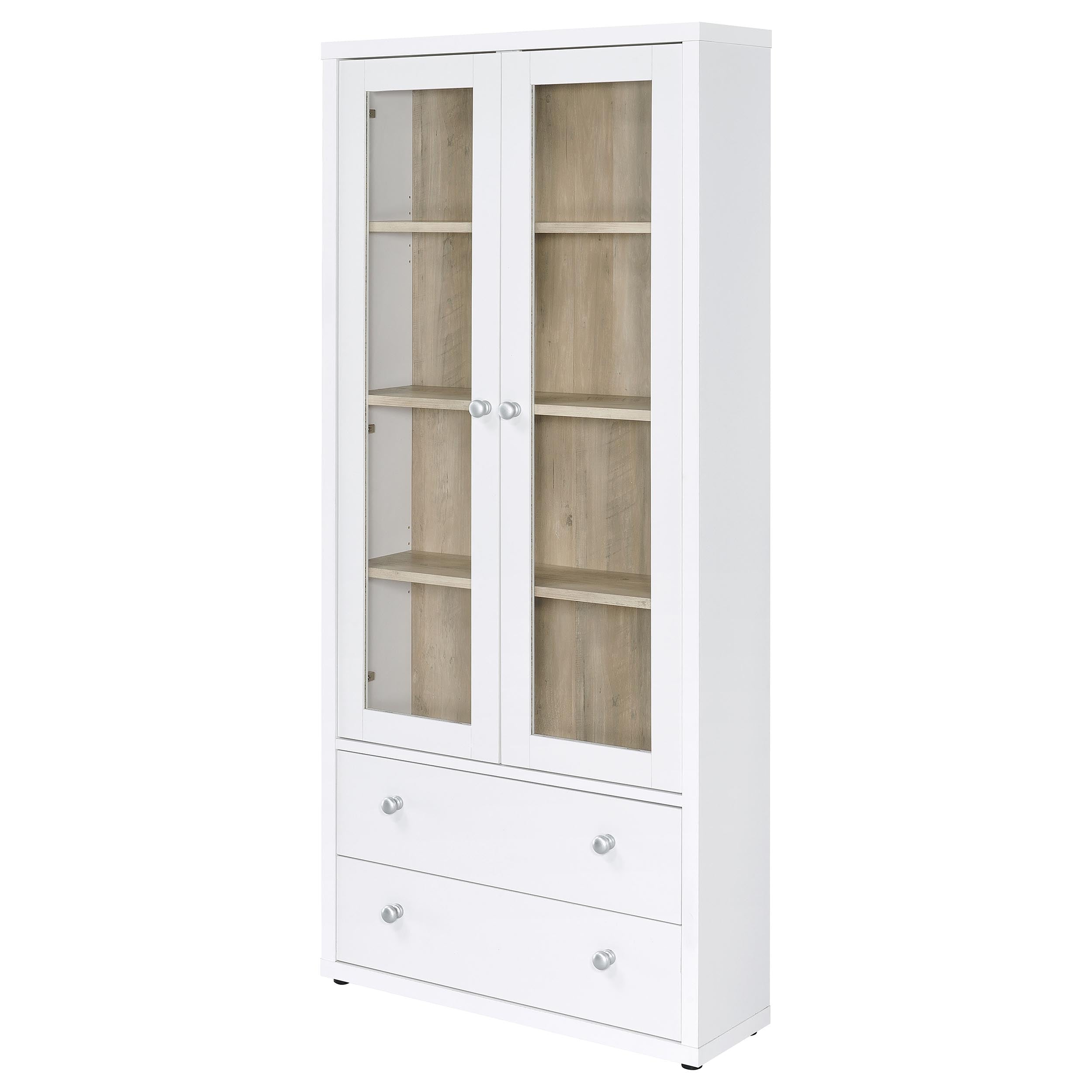 Hawthorne Tall Display Cabinet - Ideal Furniture (Fresno,CA)