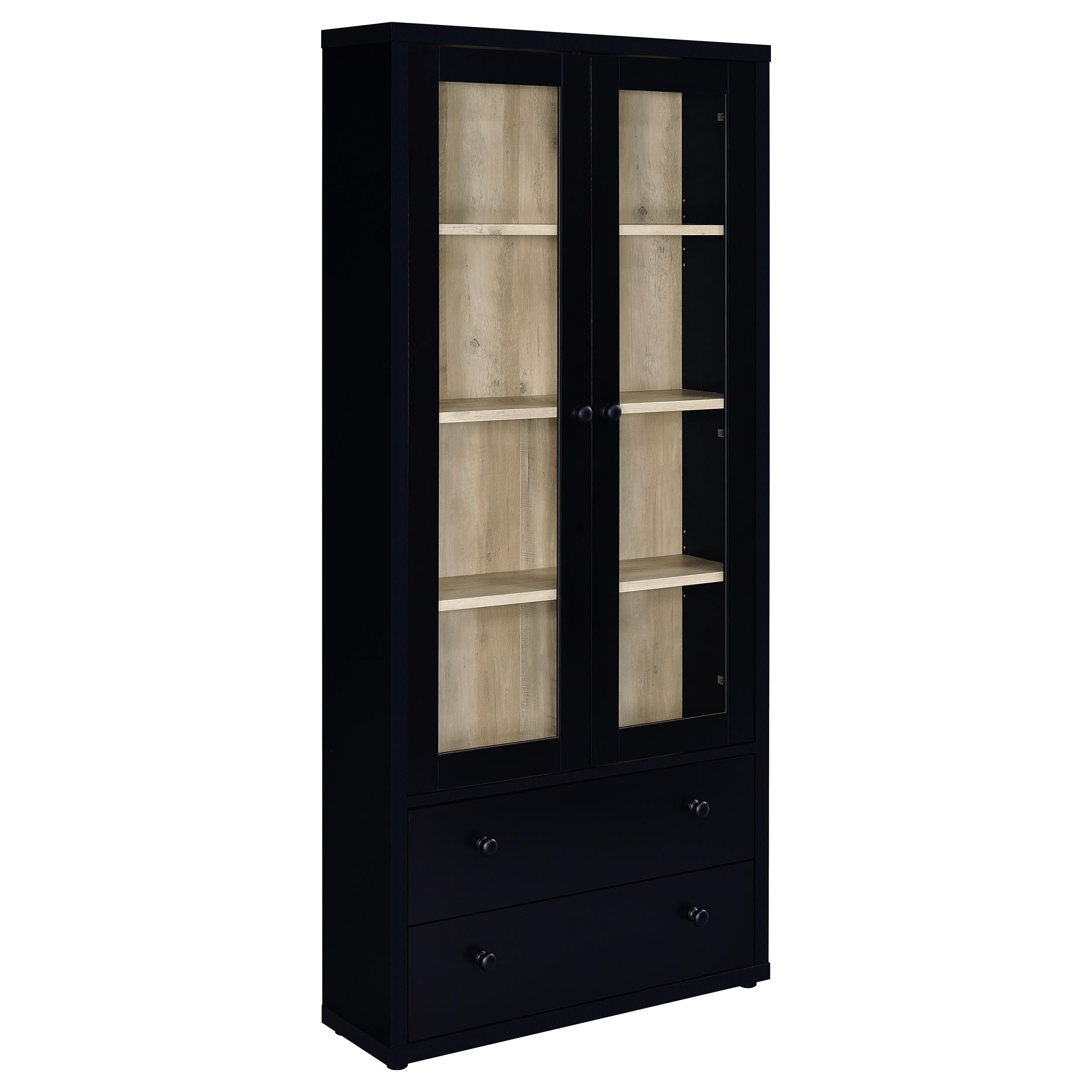 Hawthorne Tall Display Cabinet - Ideal Furniture (Fresno,CA)