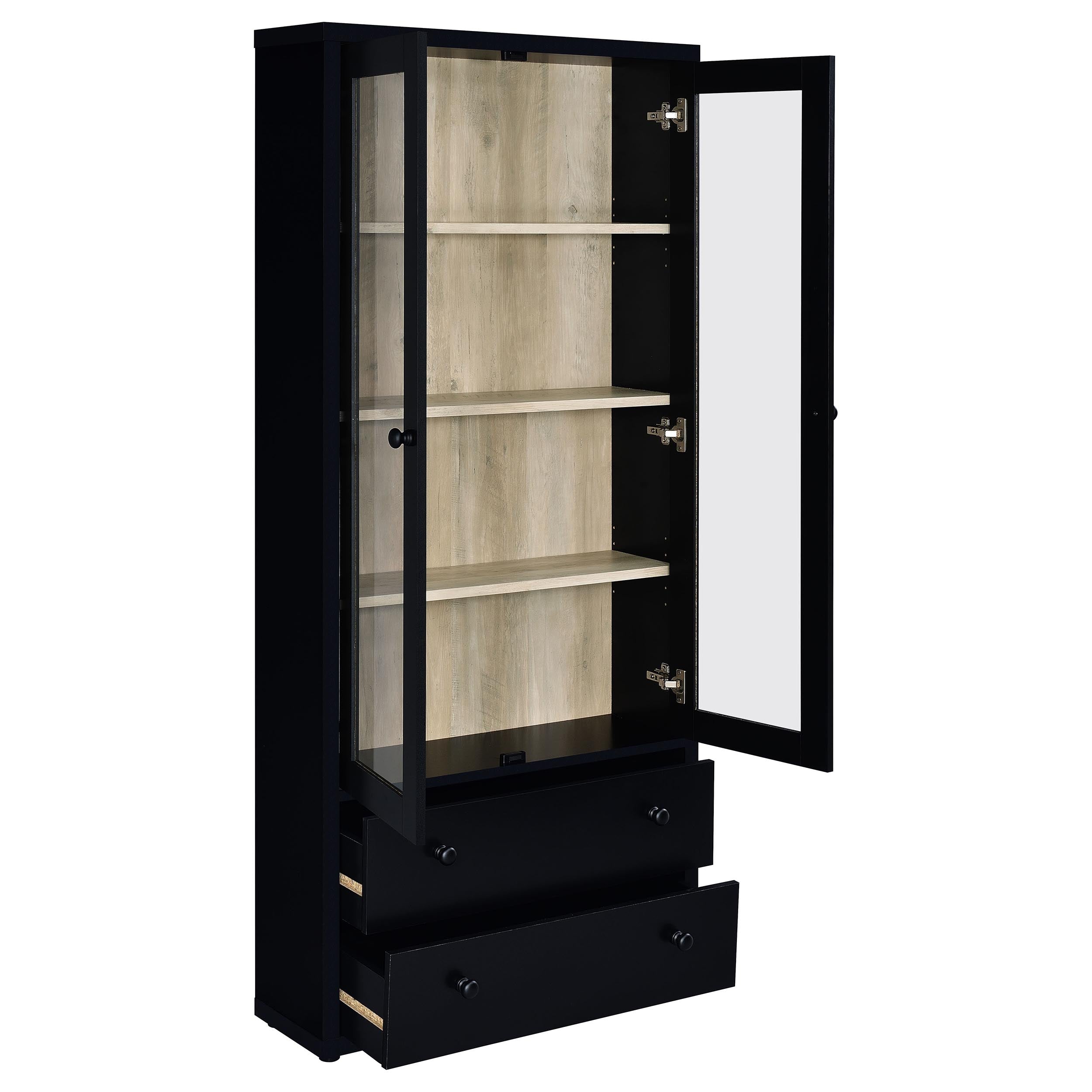 Hawthorne Tall Display Cabinet - Ideal Furniture (Fresno,CA)