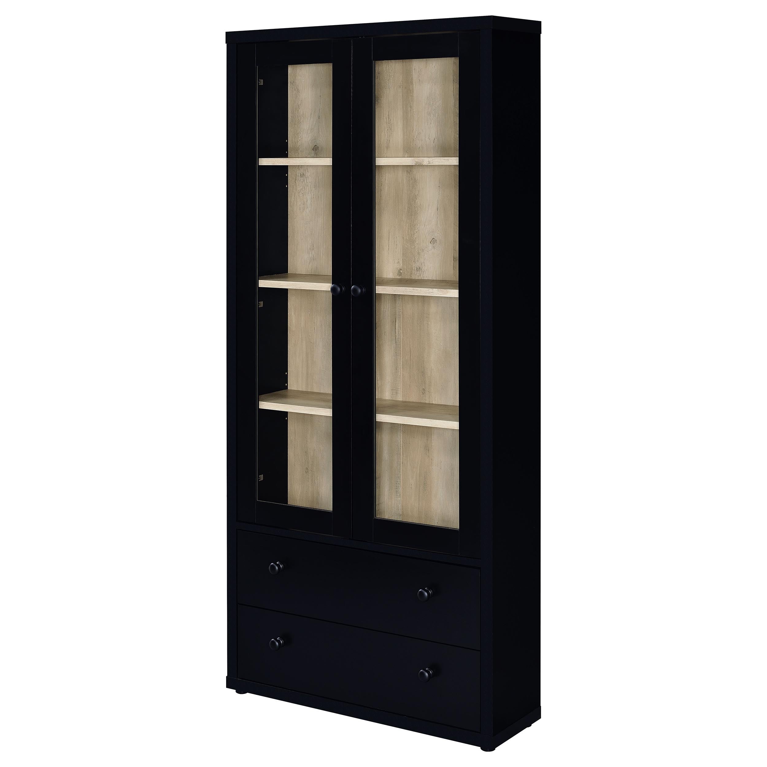 Hawthorne Tall Display Cabinet - Ideal Furniture (Fresno,CA)