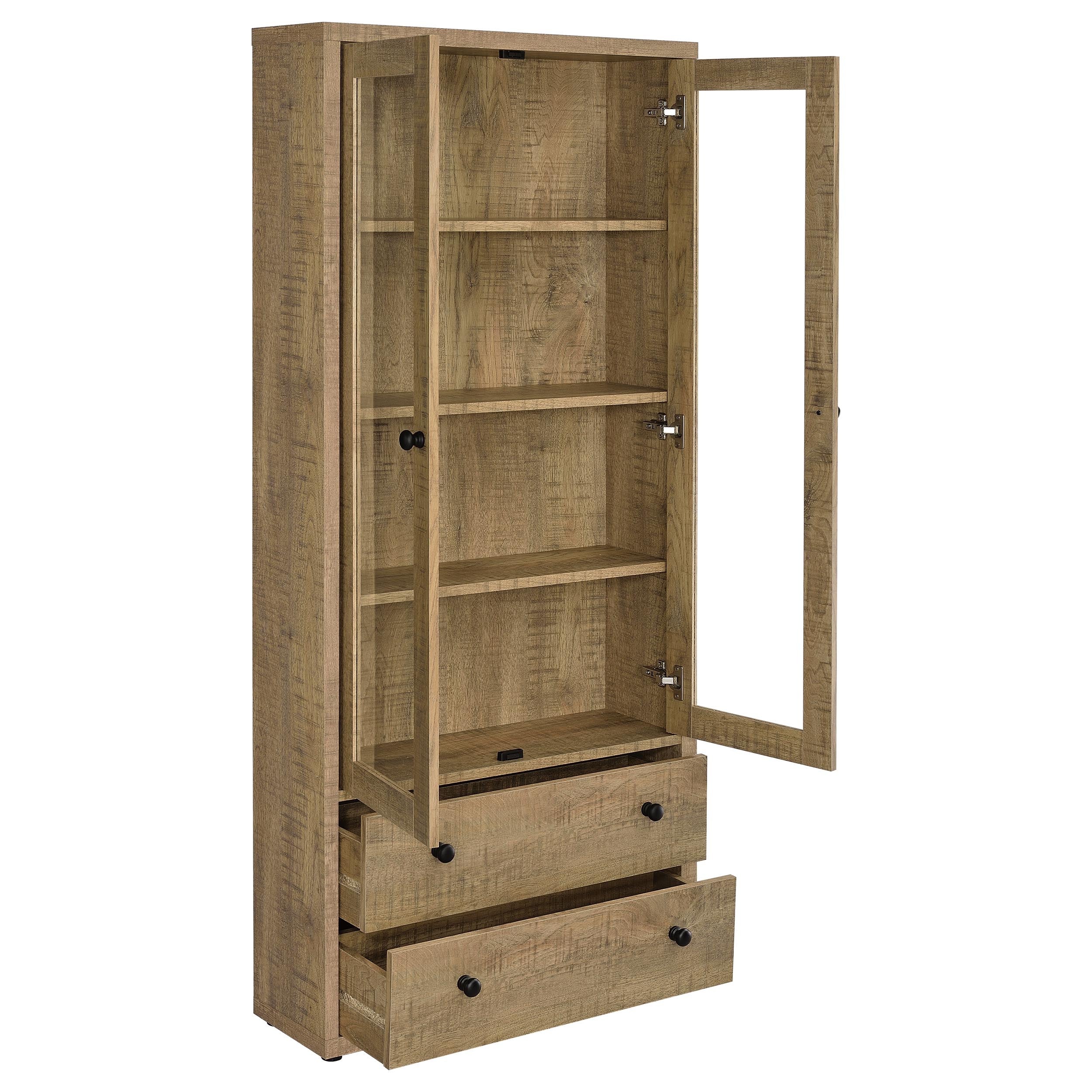 Hawthorne Tall Display Cabinet - Ideal Furniture (Fresno,CA)