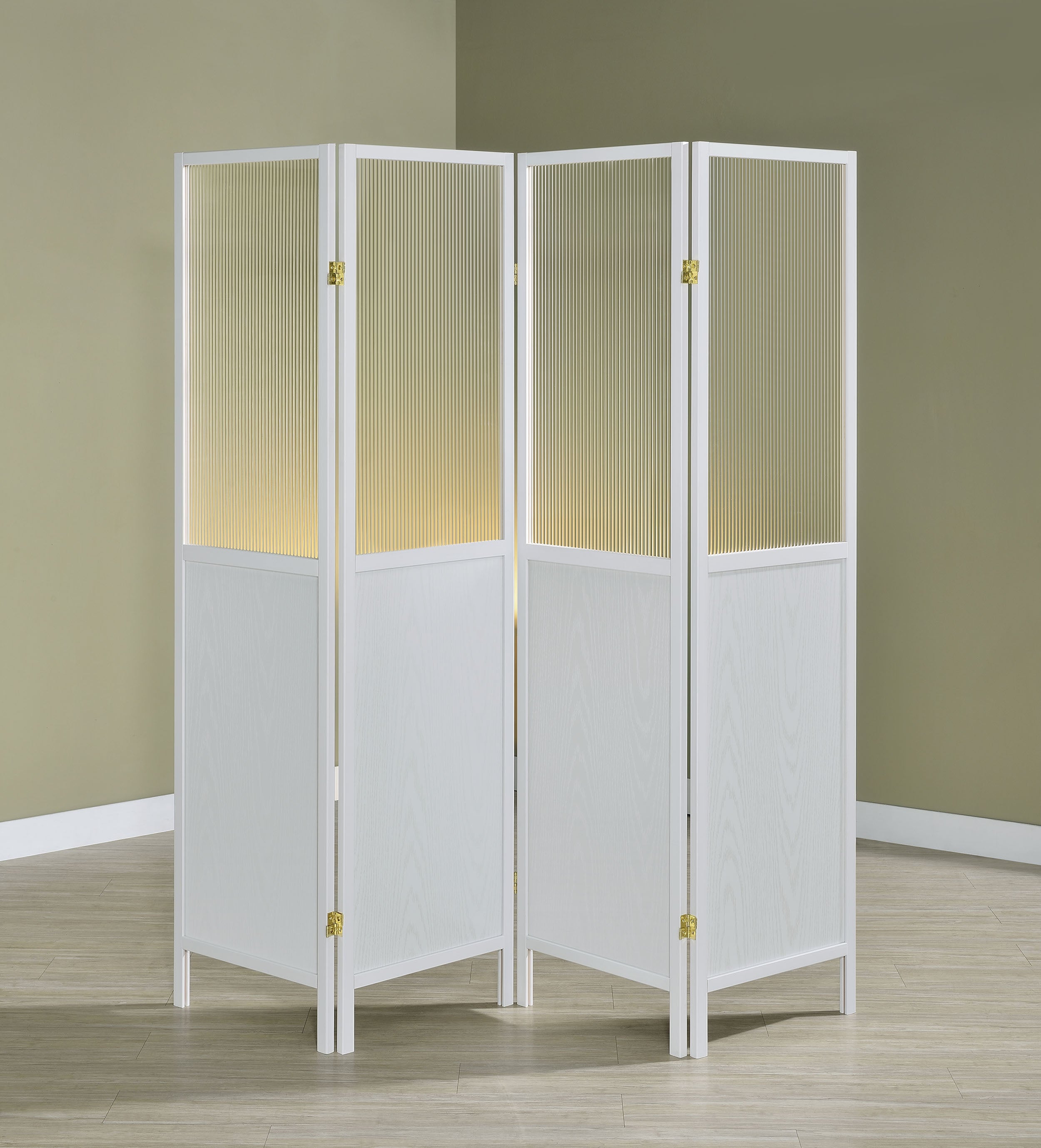 Mattison Four-Panel Room Divider - Ideal Furniture (Fresno,CA)
