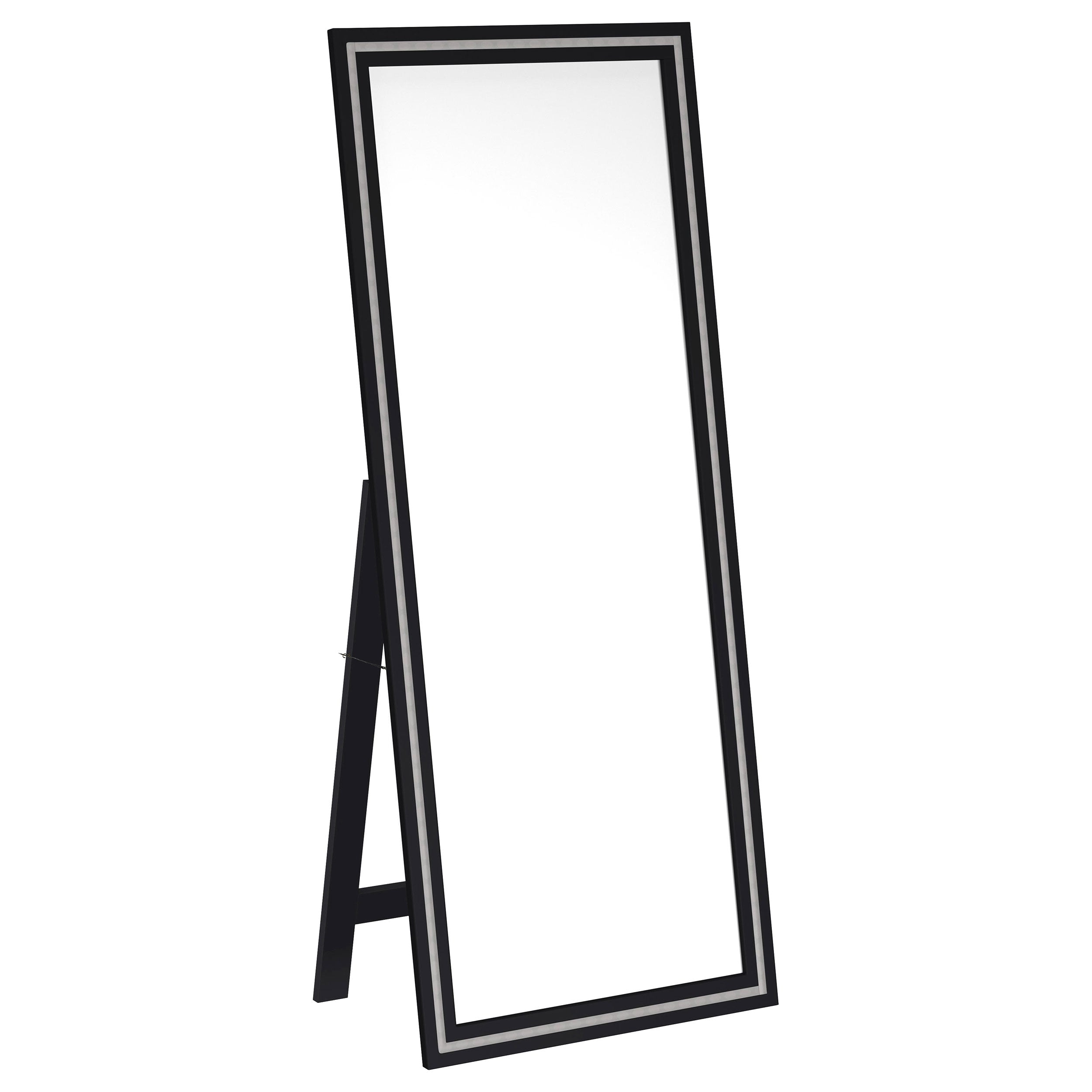 Windrose Standing Mirror with LED Lighting - Ideal Furniture (Fresno,CA)